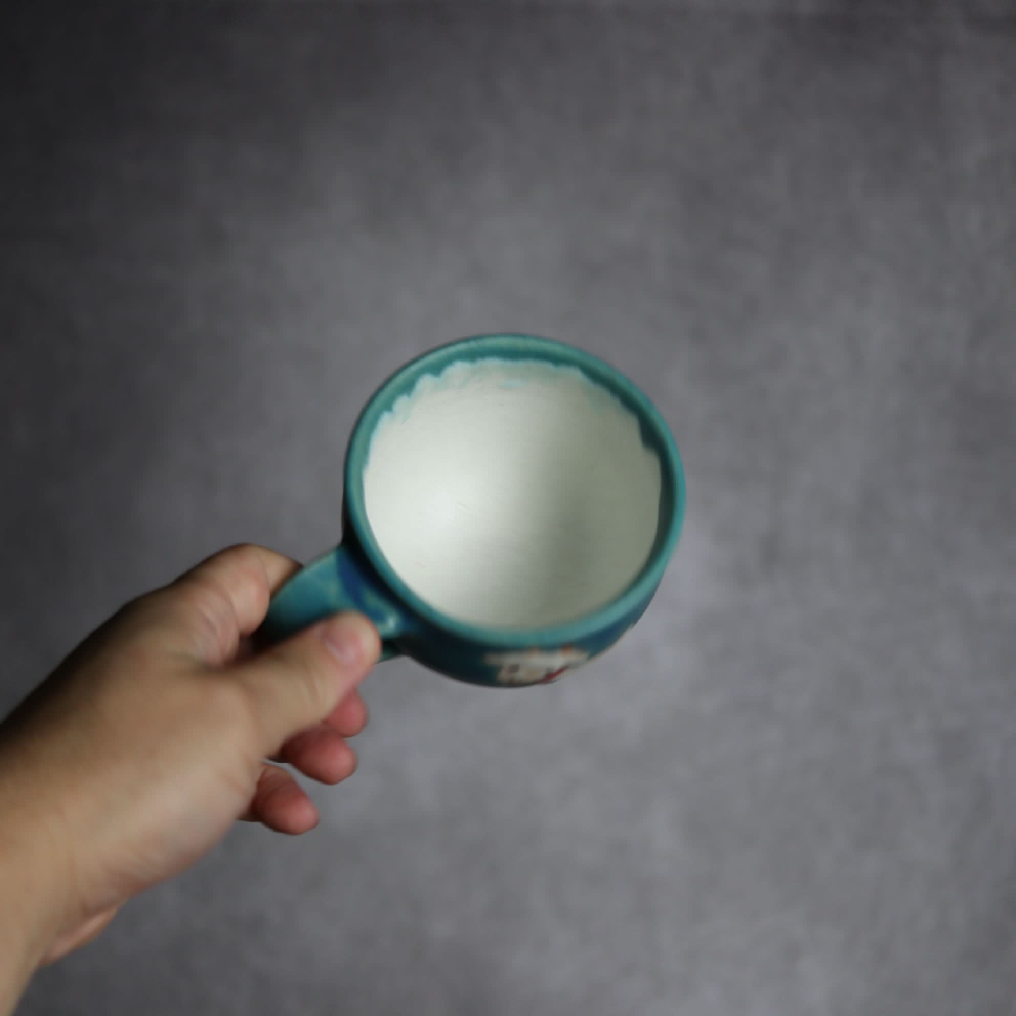 丸マグ ヤギ3 やちむん 陶器 atelier qucchane やちむん 陶器.