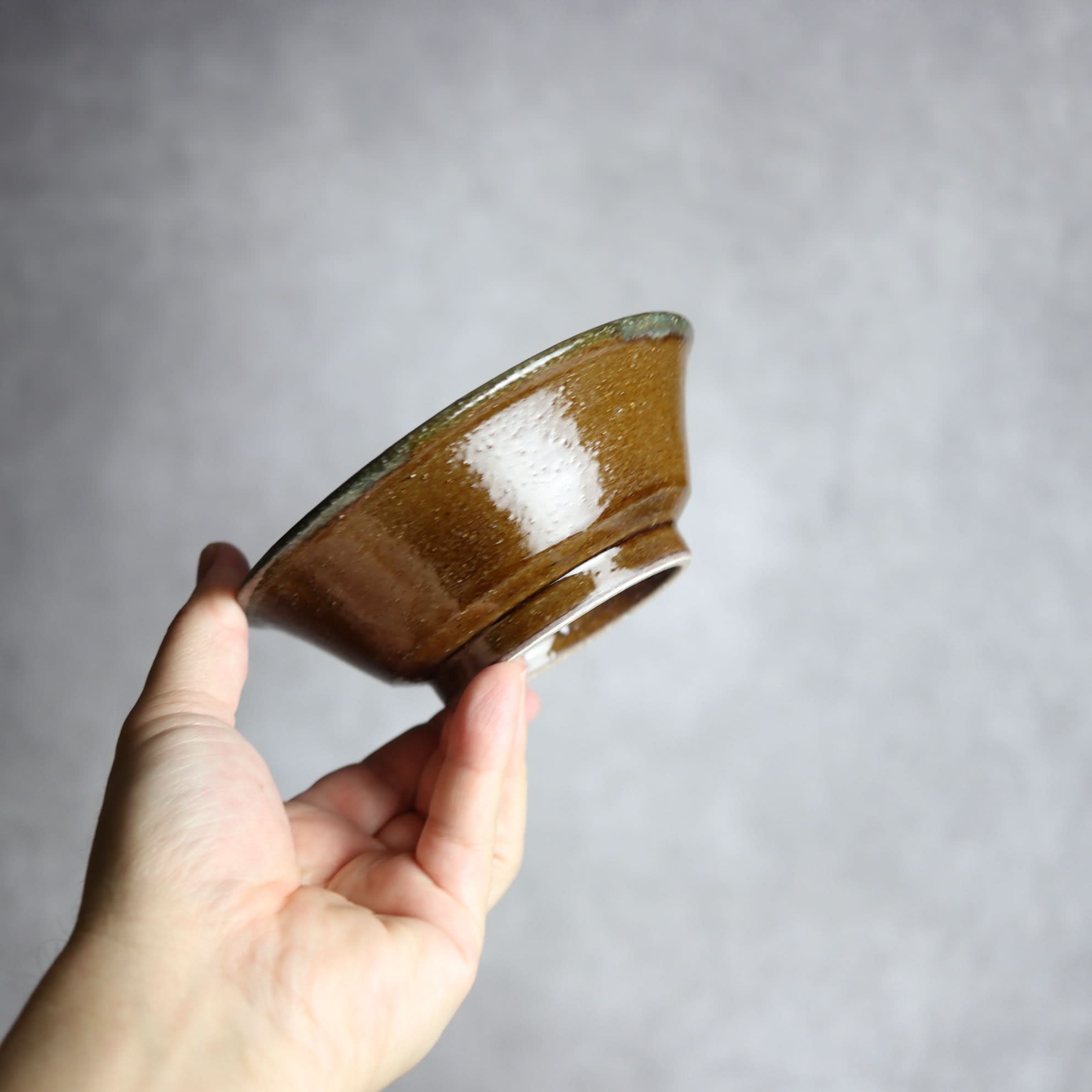 4寸安南鉢1 緑釉 点打 やちむん 陶器 北窯 松田米司工房 やちむん 陶器.