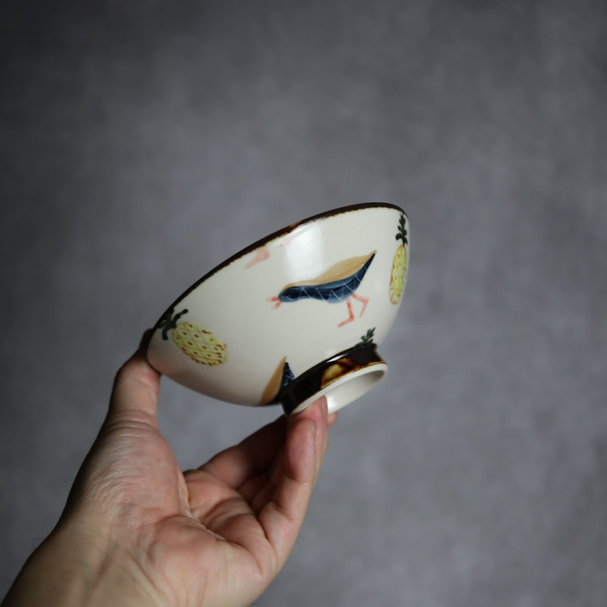 マカイ小 ヤンバルクイナパイン2 やちむん 陶器 atelier qucchane やちむん 陶器.