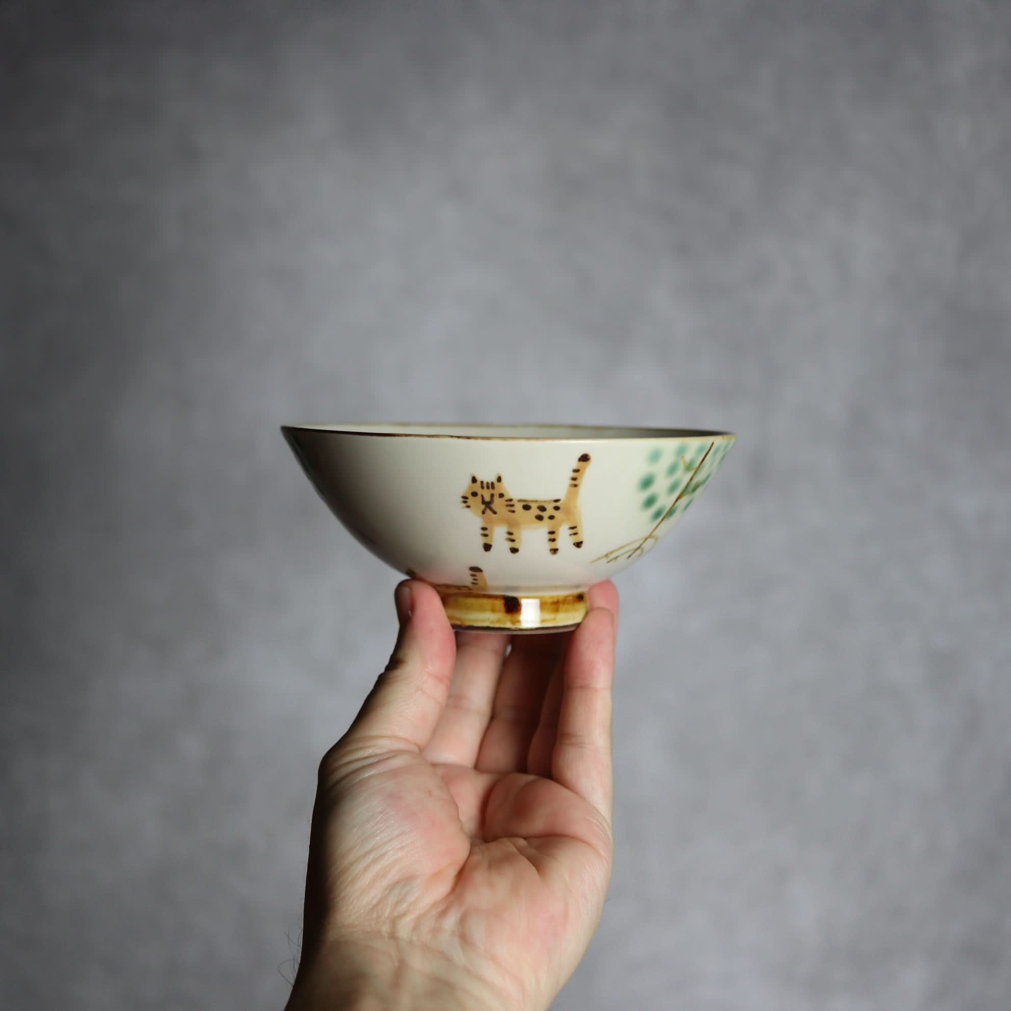 マカイ小 ヤマネコマングローブ2 やちむん 陶器 atelier qucchane やちむん 陶器.