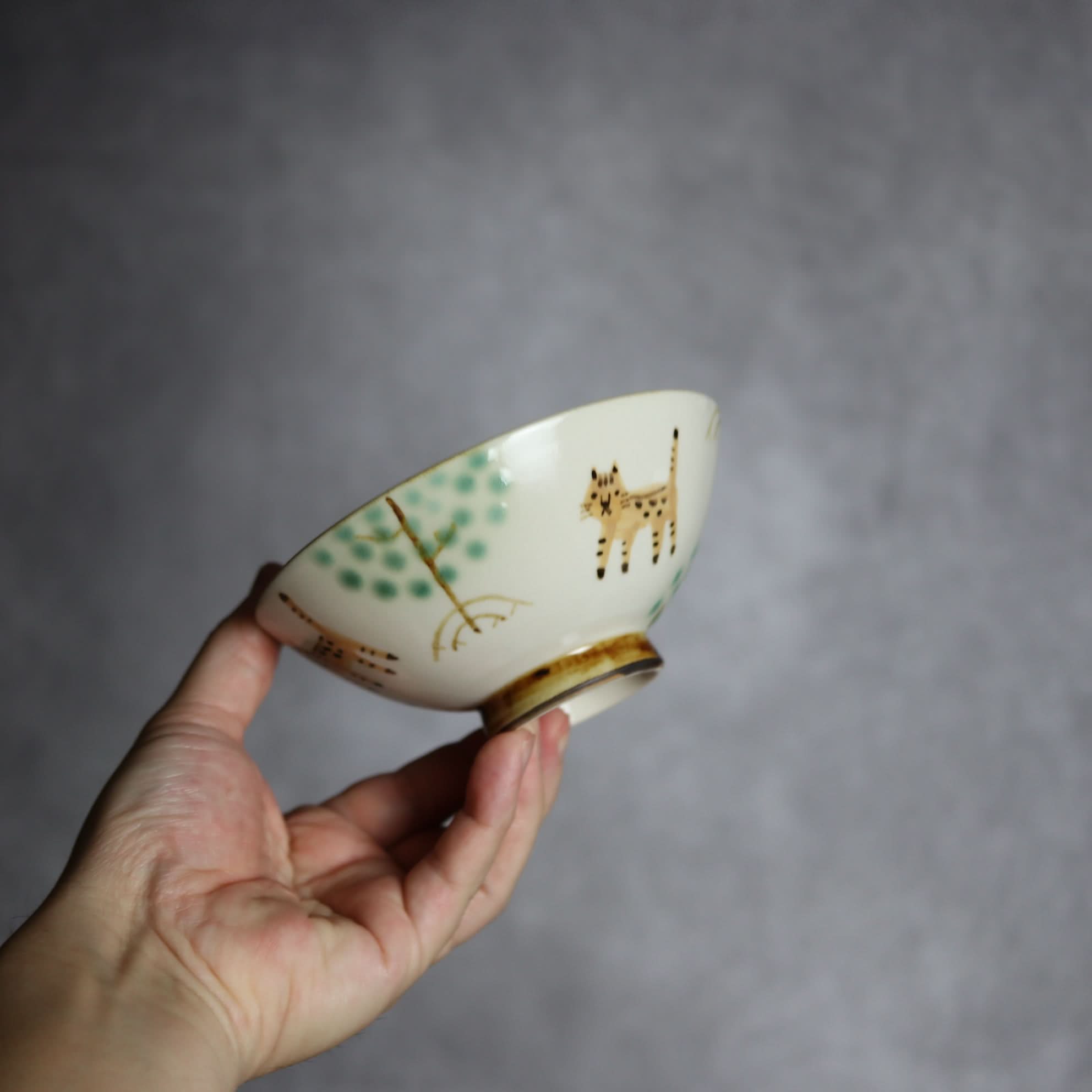 マカイ小 ヤマネコマングローブ2 やちむん 陶器 atelier qucchane やちむん 陶器.