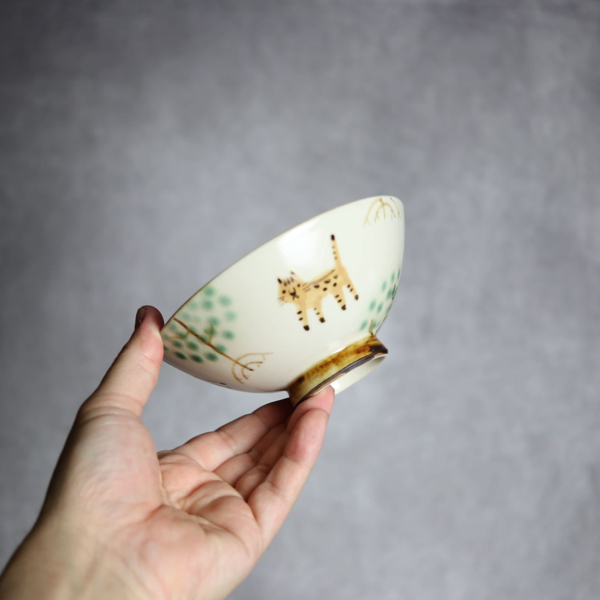 マカイ小 ヤマネコマングローブ2 やちむん 陶器 atelier qucchane やちむん 陶器.