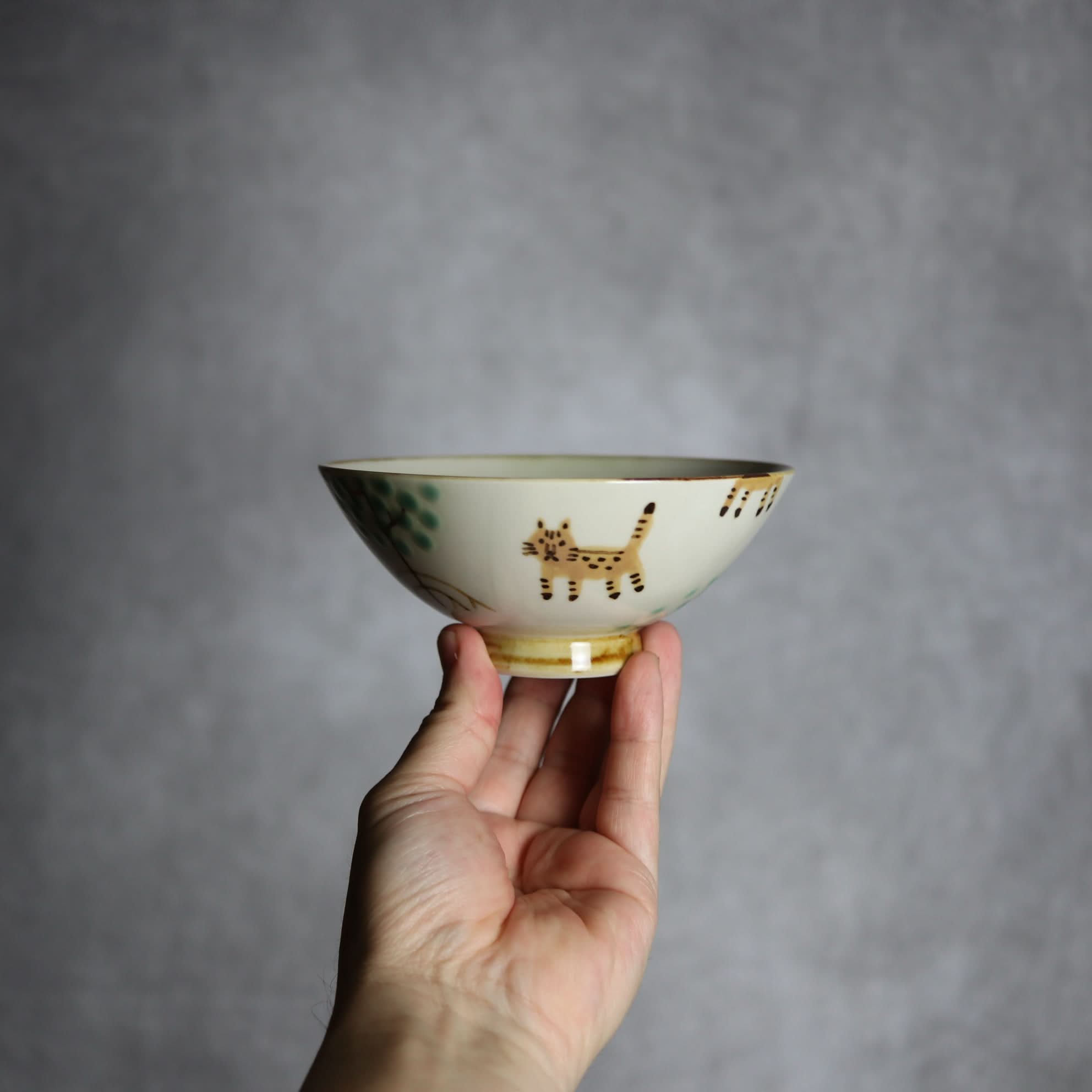 マカイ小 ヤマネコマングローブ2 やちむん 陶器 atelier qucchane やちむん 陶器.