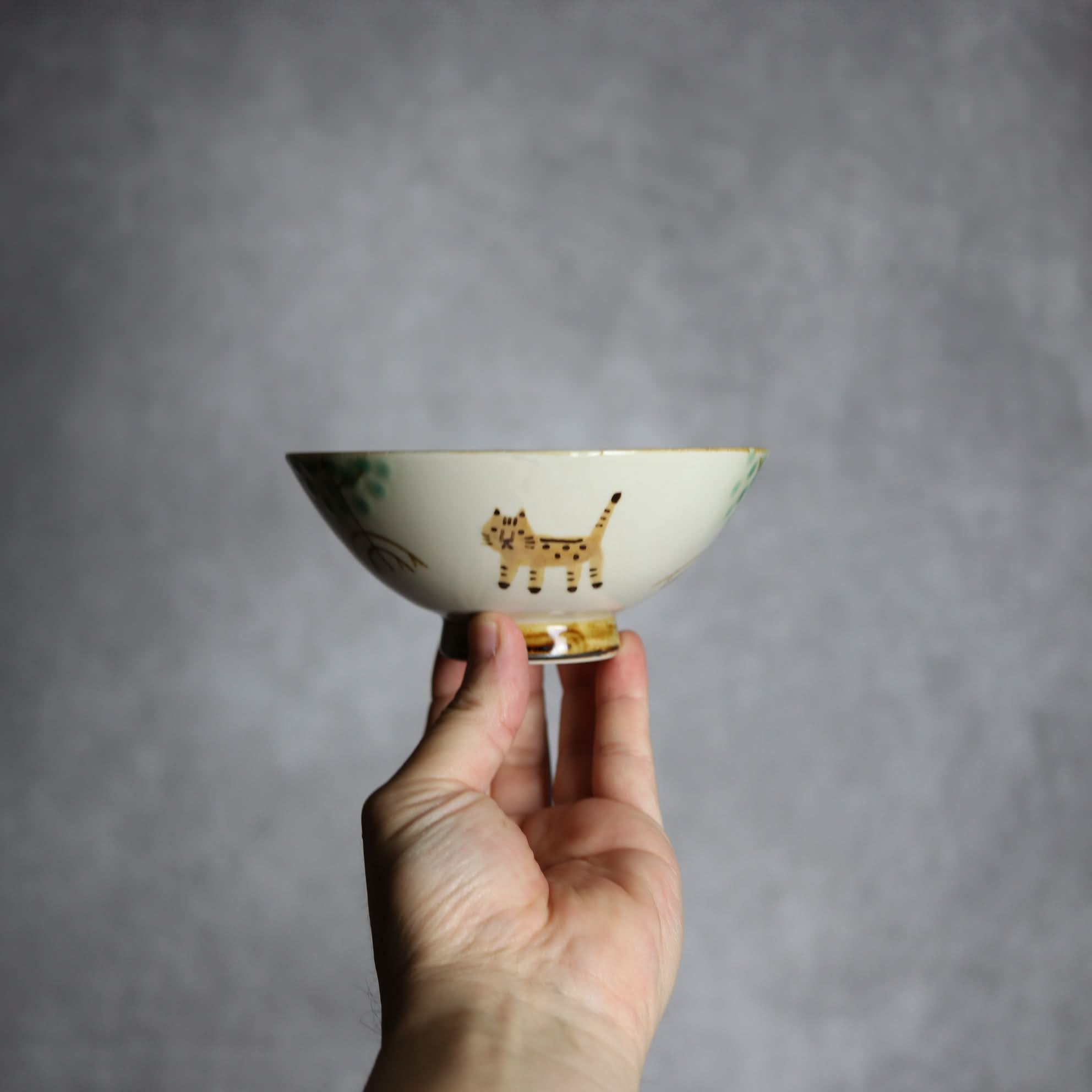 マカイ小 ヤマネコマングローブ2 やちむん 陶器 atelier qucchane やちむん 陶器.