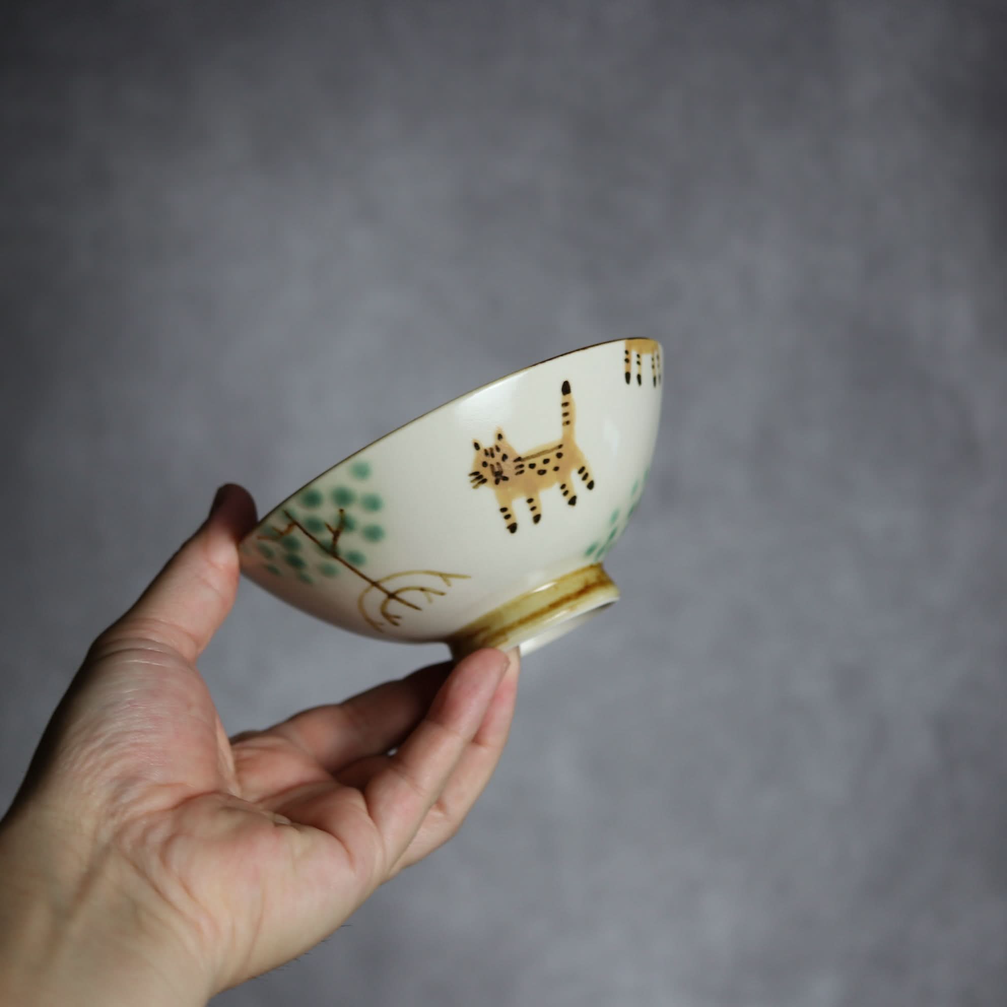 マカイ小 ヤマネコマングローブ2 やちむん 陶器 atelier qucchane やちむん 陶器.