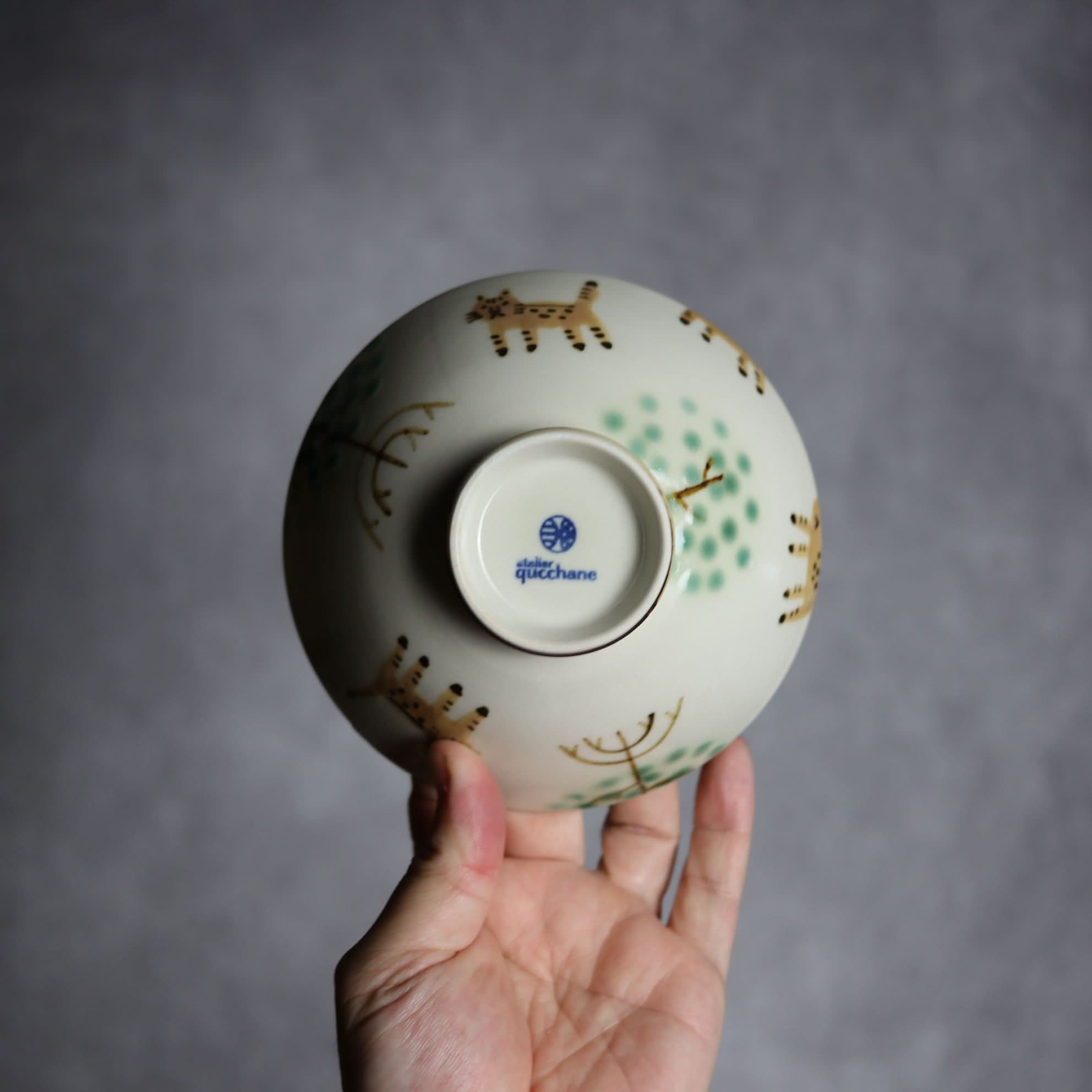 マカイ小 ヤマネコマングローブ2 やちむん 陶器 atelier qucchane やちむん 陶器.