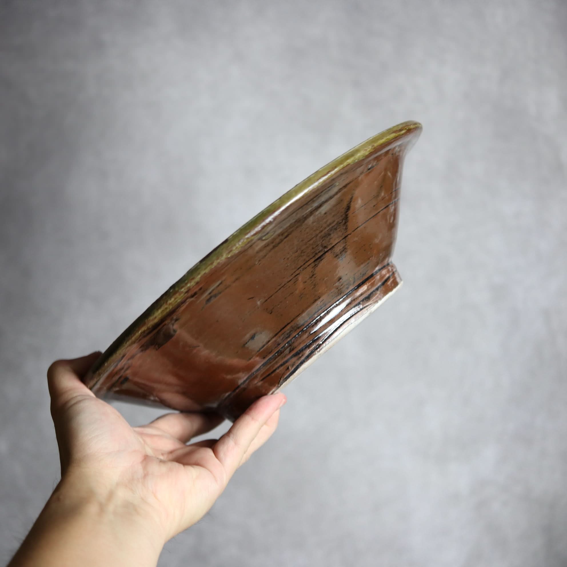 9寸皿1 三彩 点打 やちむん 陶器 北窯 宮城正享工房 やちむん 陶器.