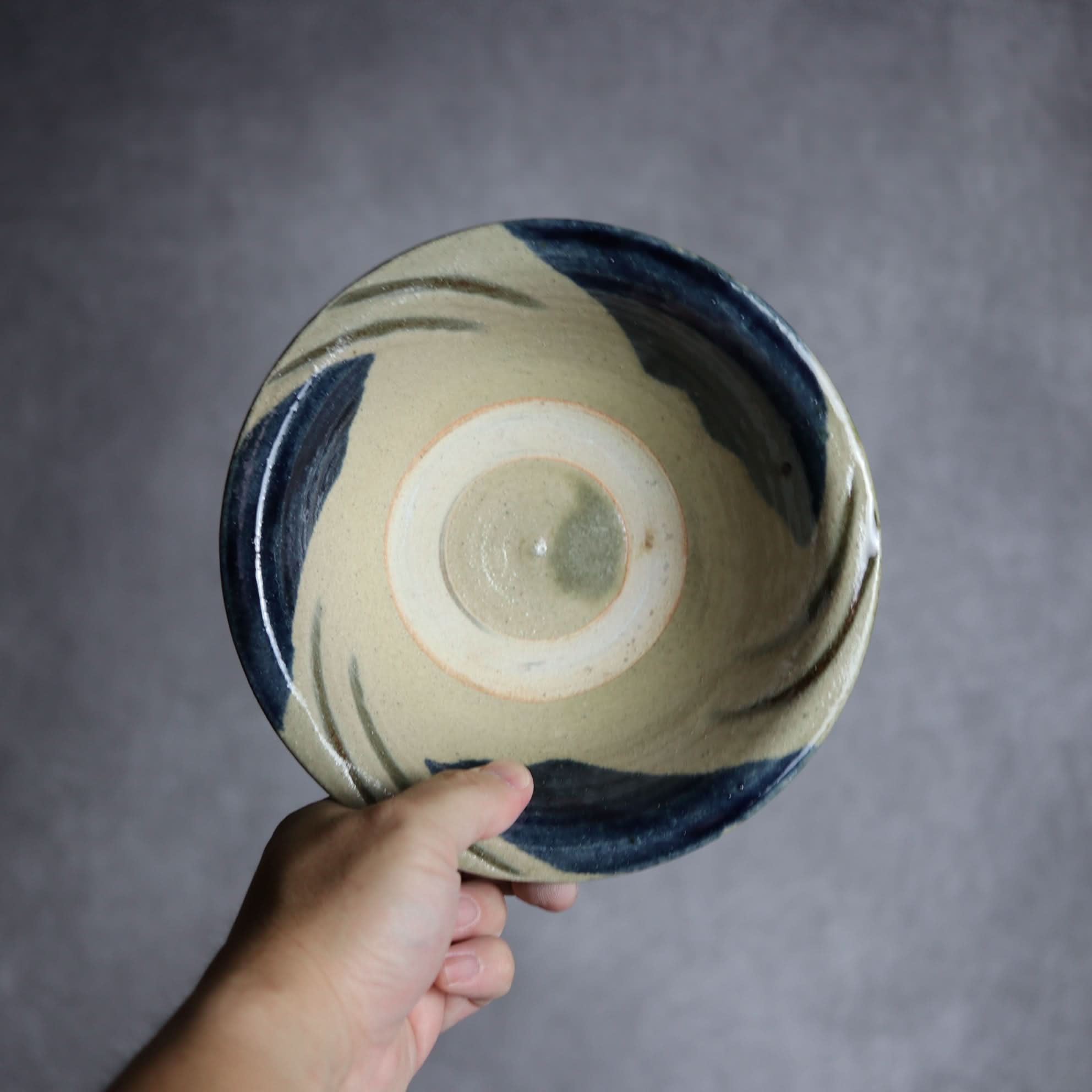 6寸ワンブー2 櫛掻 やちむん 陶器 北窯 宮城正享工房 やちむん 陶器.