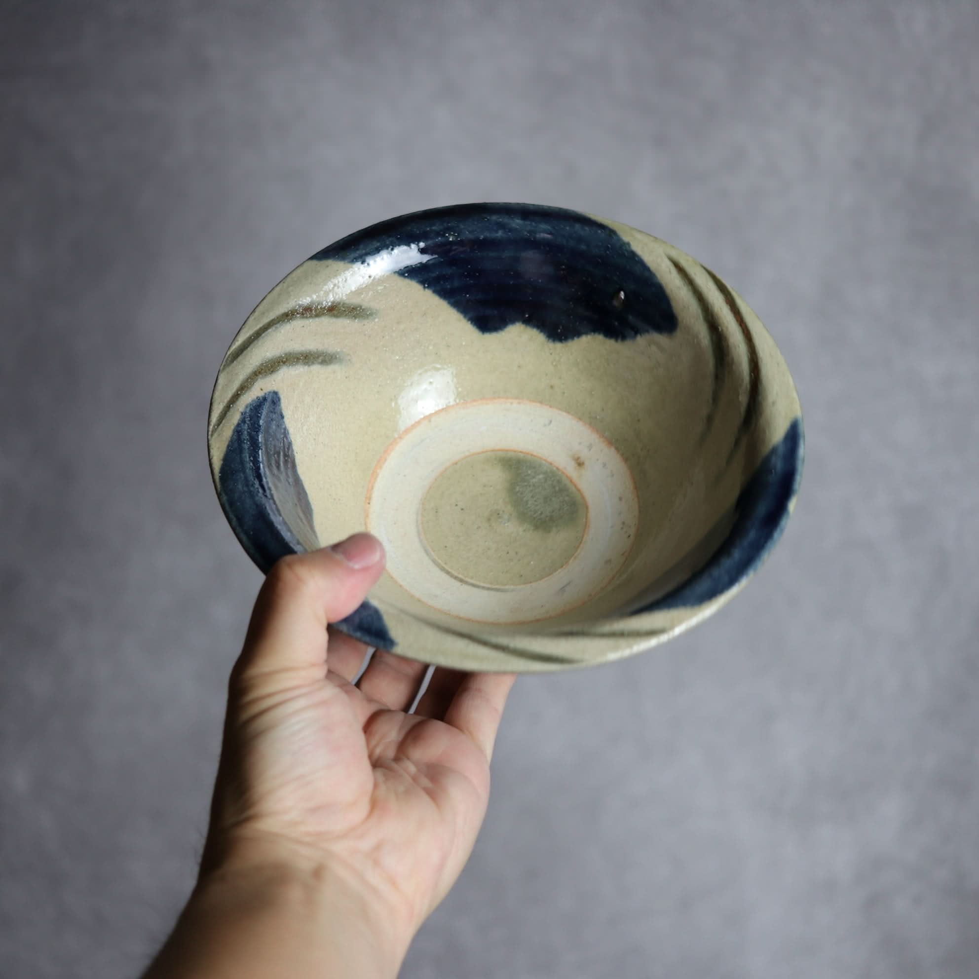 6寸ワンブー2 櫛掻 やちむん 陶器 北窯 宮城正享工房 やちむん 陶器.