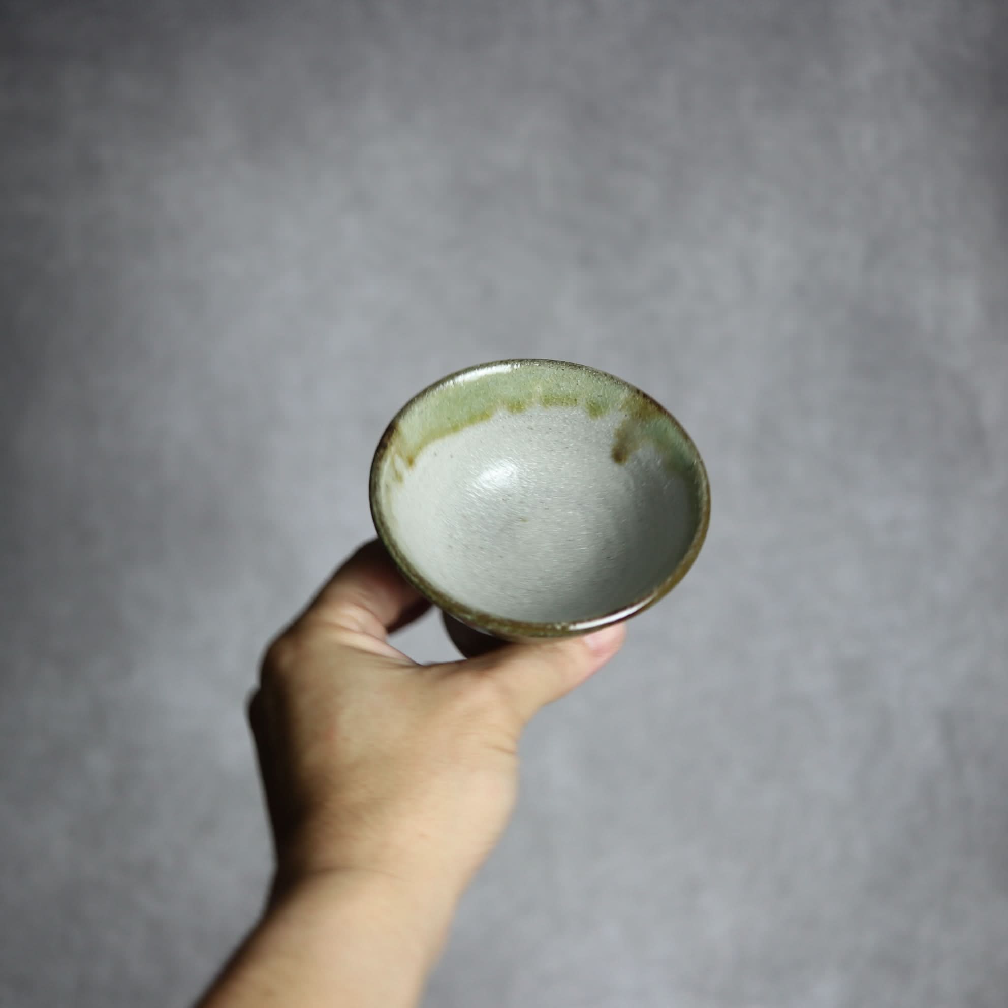 3寸高杯鉢2 緑釉 掛釉 やちむん 陶器 栄一工房 やちむん 陶器.