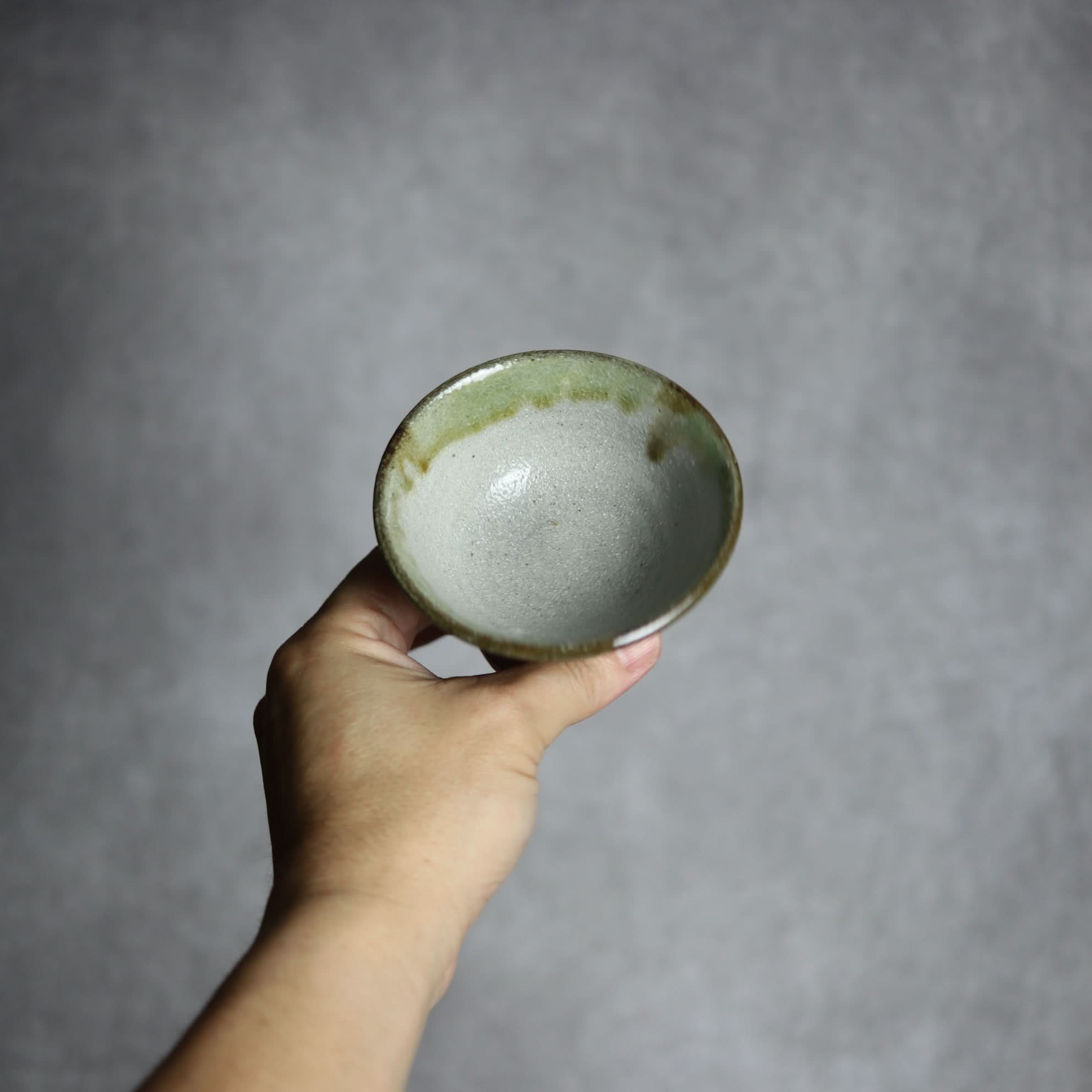 3寸高杯鉢2 緑釉 掛釉 やちむん 陶器 栄一工房 やちむん 陶器.