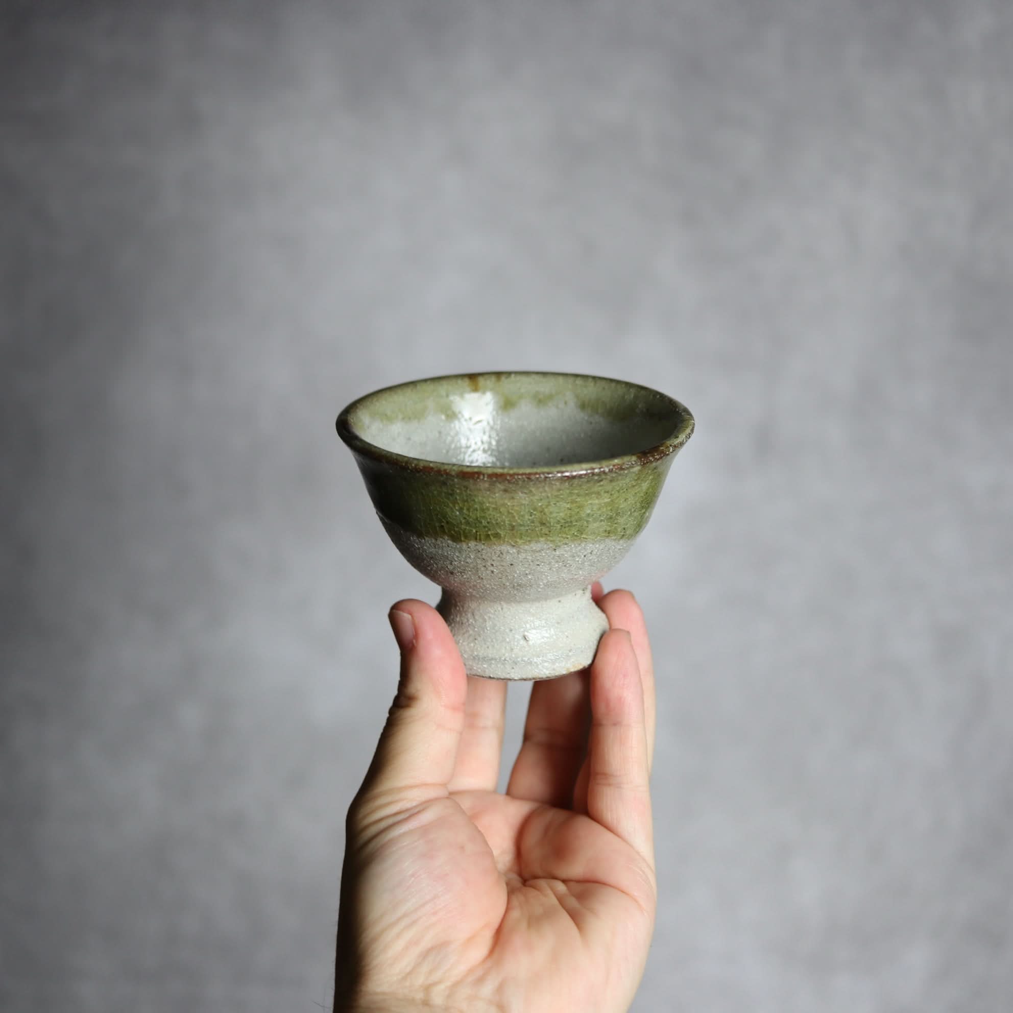 3寸高杯鉢3 緑釉 掛釉 やちむん 陶器 栄一工房 やちむん 陶器.