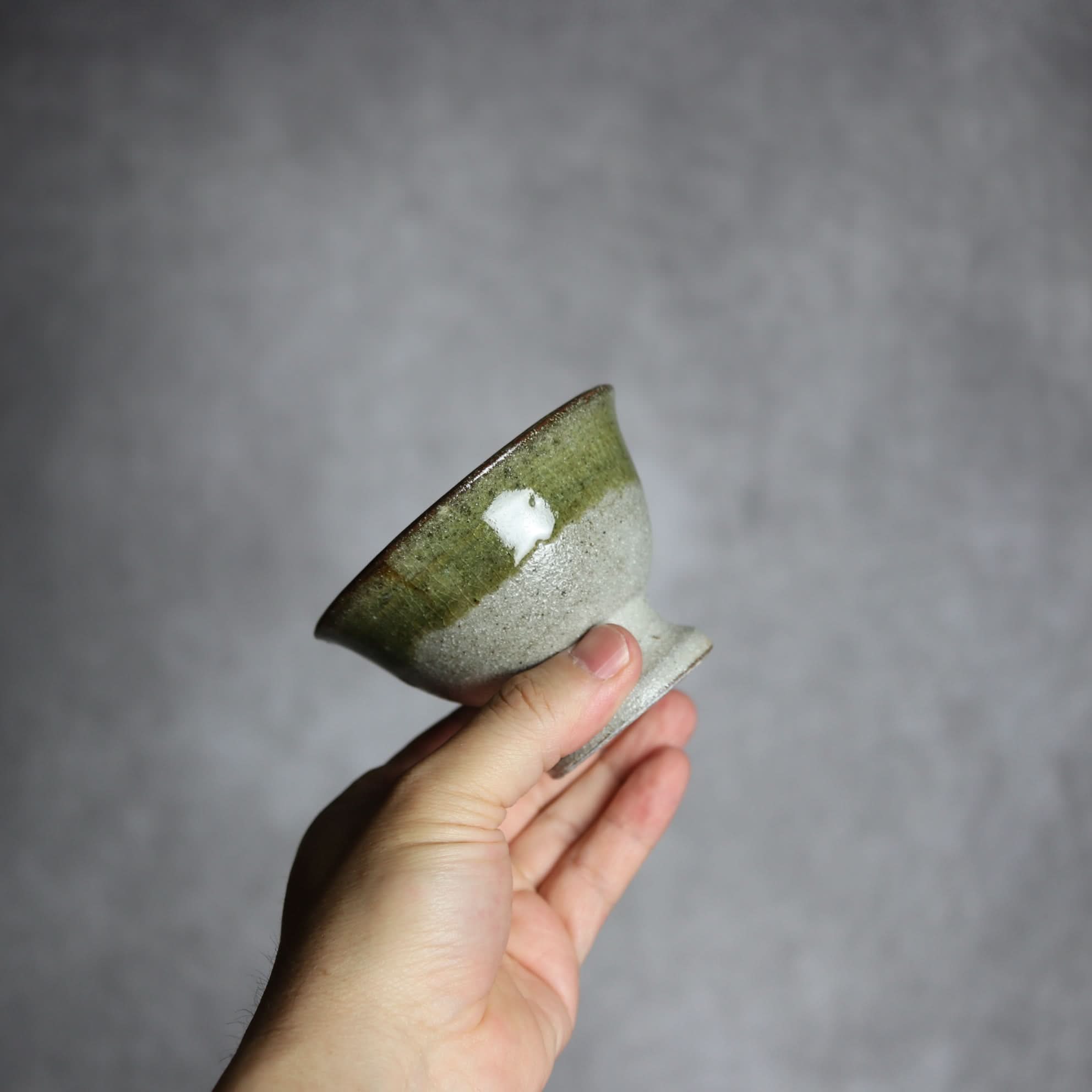 3寸高杯鉢3 緑釉 掛釉 やちむん 陶器 栄一工房 やちむん 陶器.