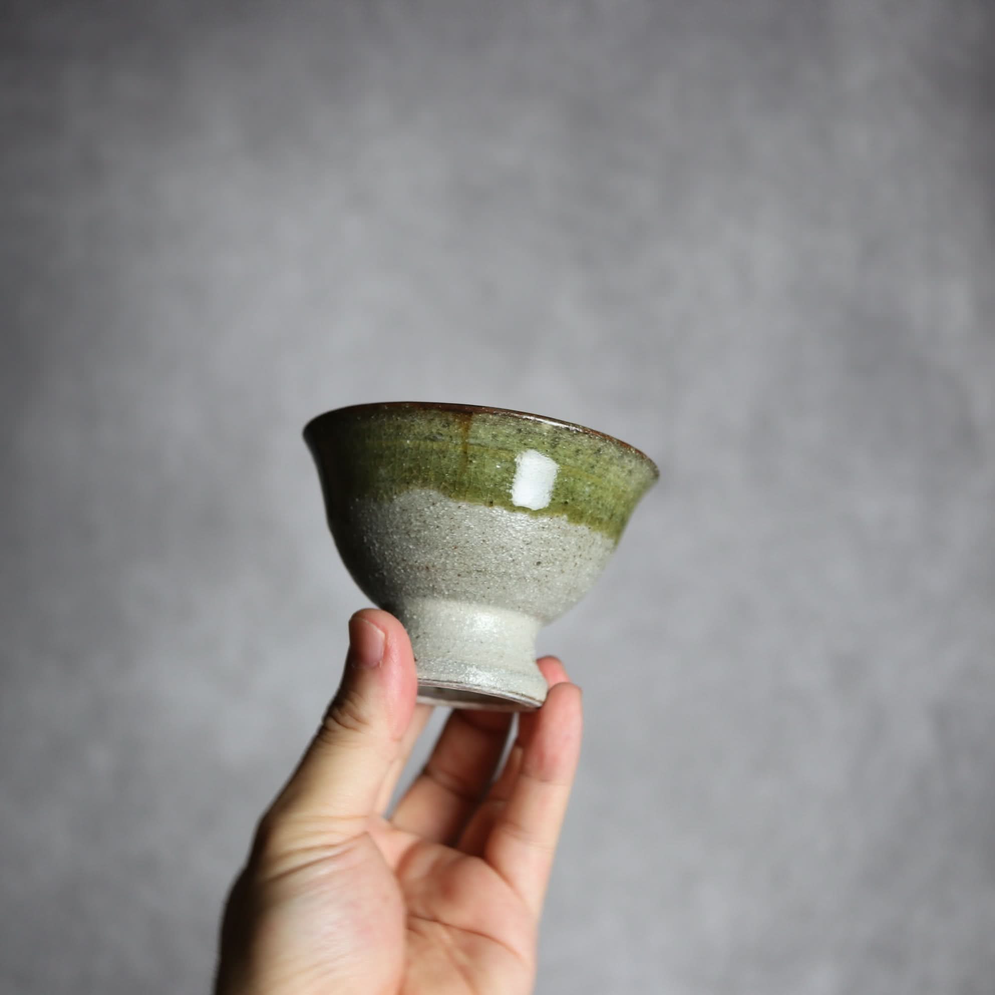 3寸高杯鉢3 緑釉 掛釉 やちむん 陶器 栄一工房 やちむん 陶器.