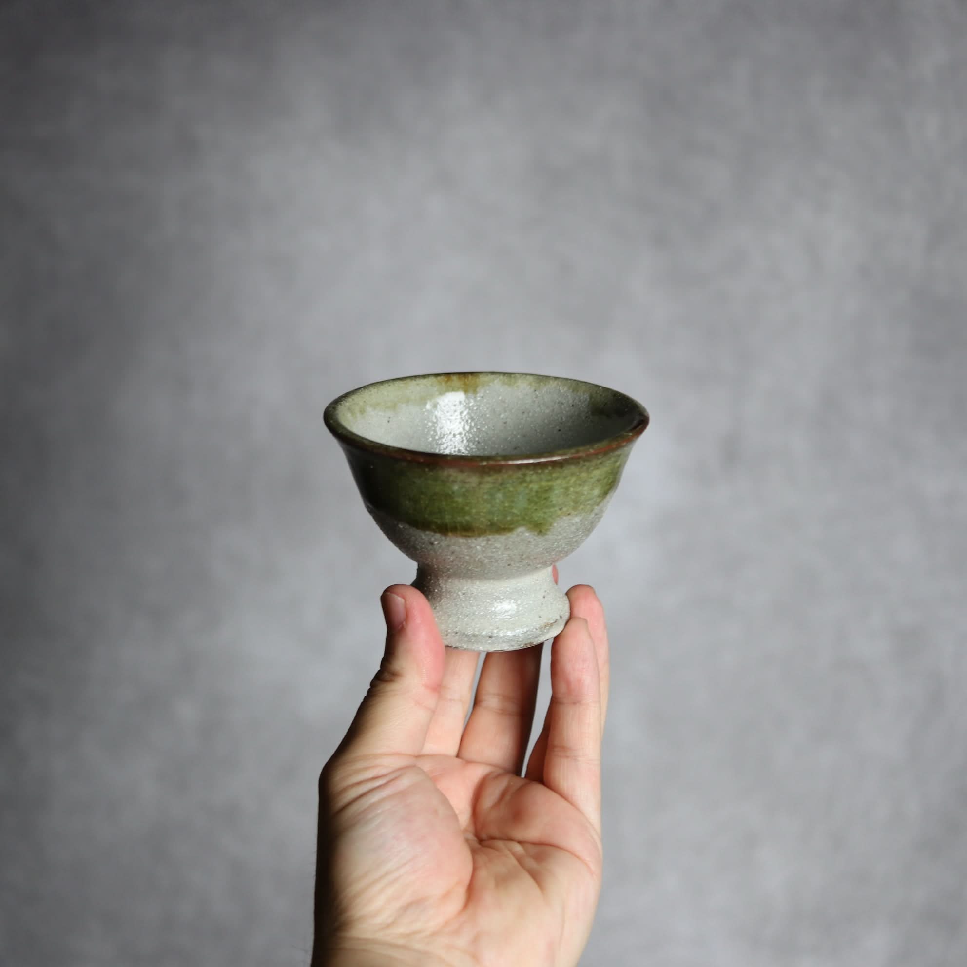 3寸高杯鉢3 緑釉 掛釉 やちむん 陶器 栄一工房 やちむん 陶器.
