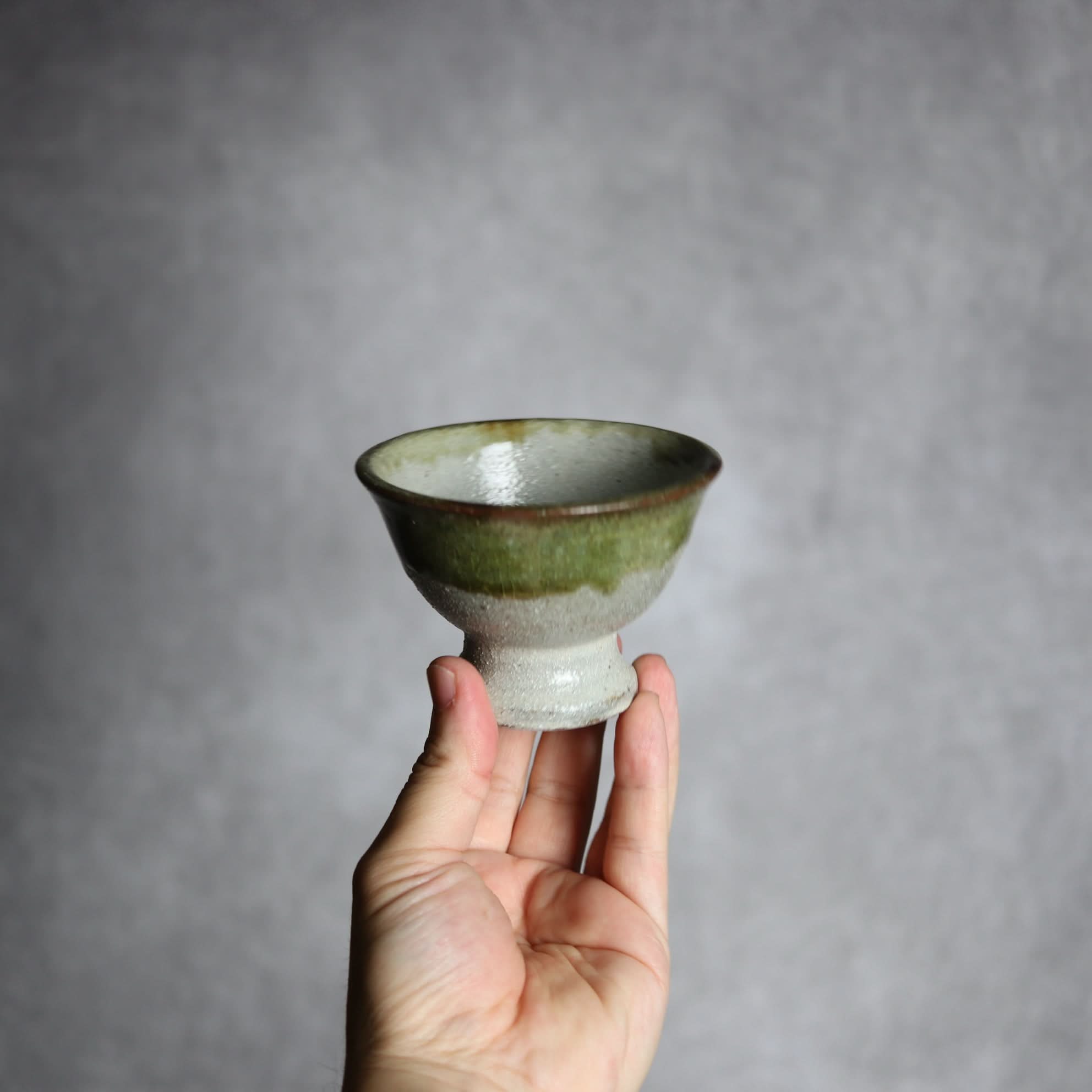 3寸高杯鉢3 緑釉 掛釉 やちむん 陶器 栄一工房 やちむん 陶器.