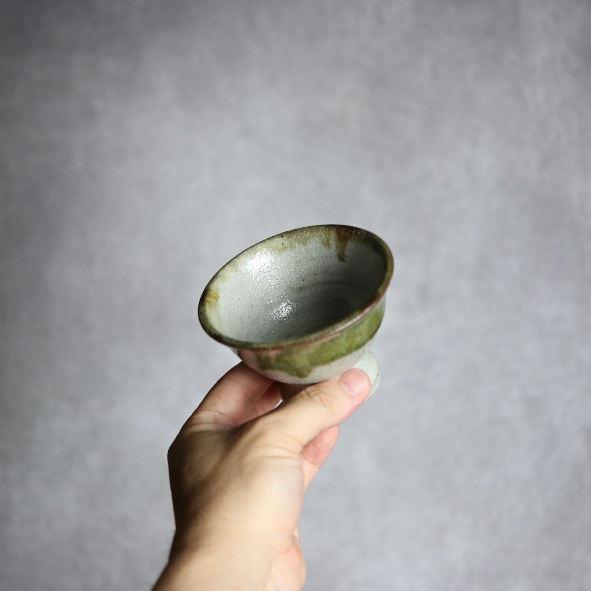 3寸高杯鉢3 緑釉 掛釉 やちむん 陶器 栄一工房 やちむん 陶器.