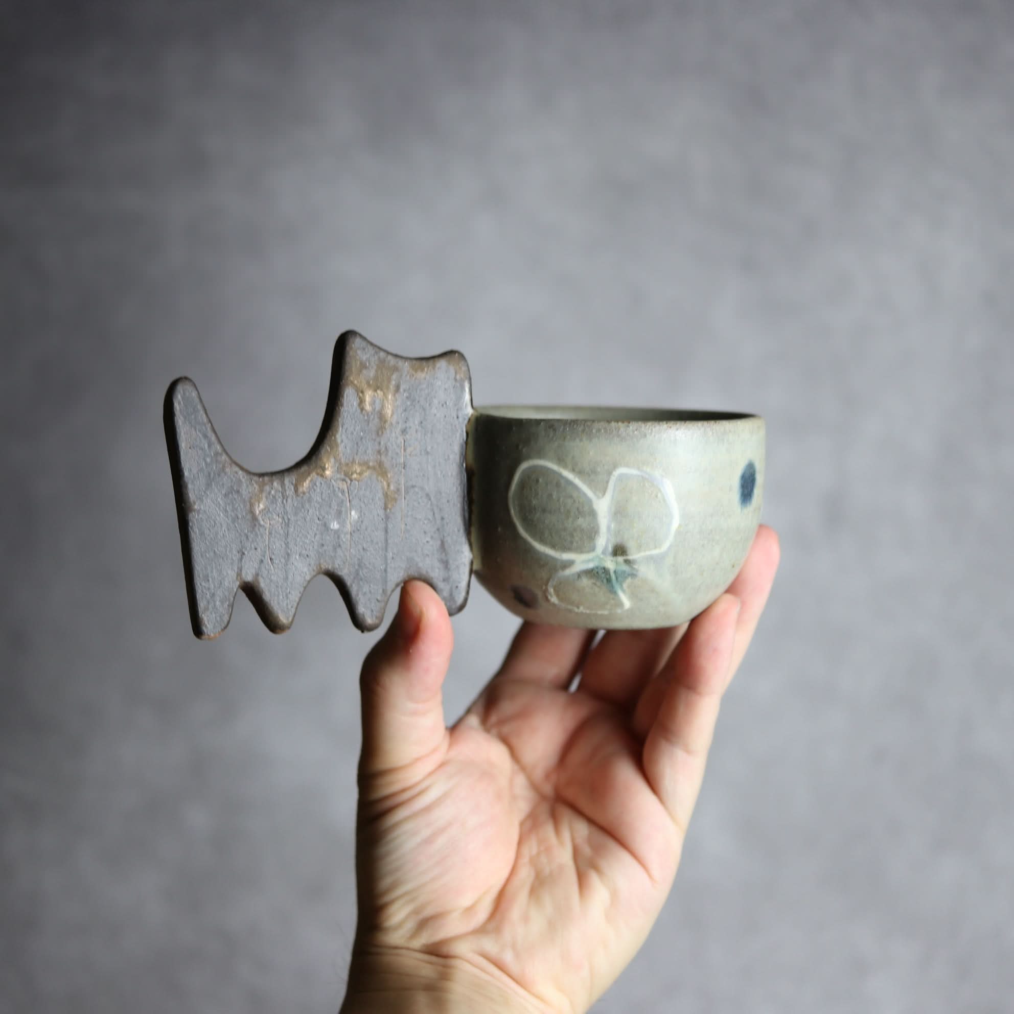 ネコカップ1 やちむん 陶器 土の種 やちむん 陶器.