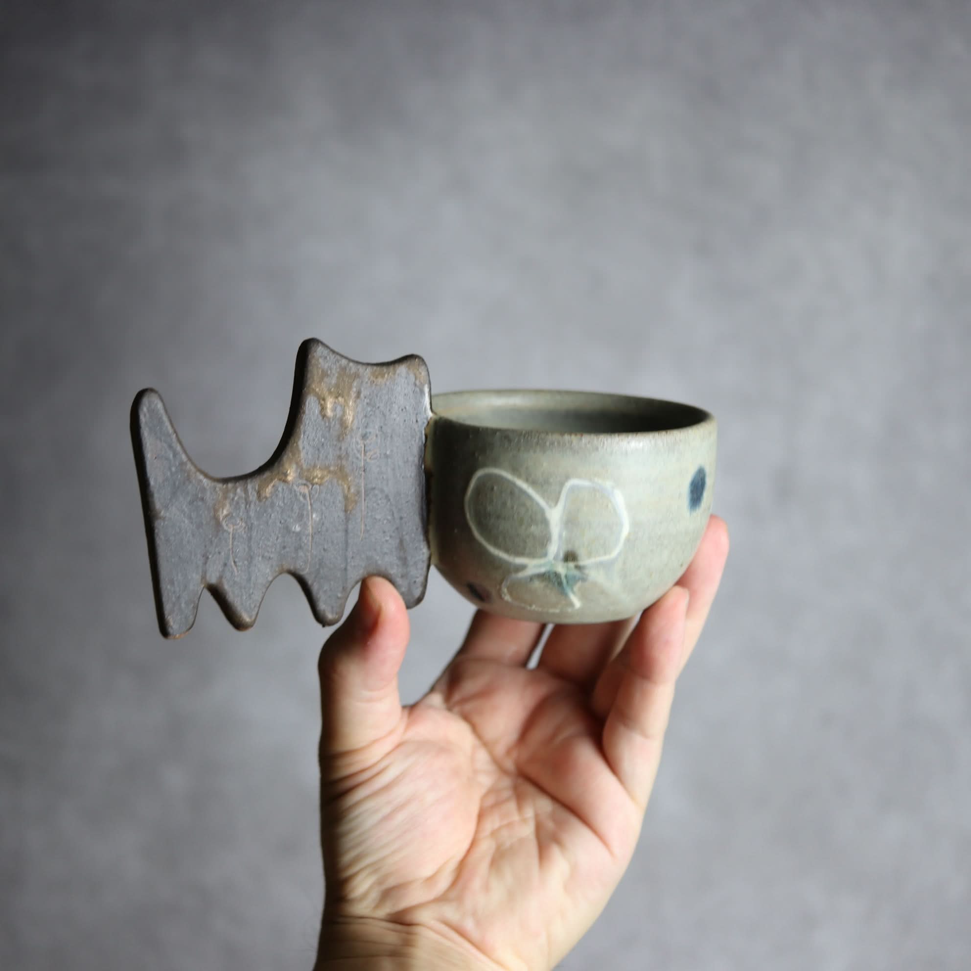 ネコカップ1 やちむん 陶器 土の種 やちむん 陶器.