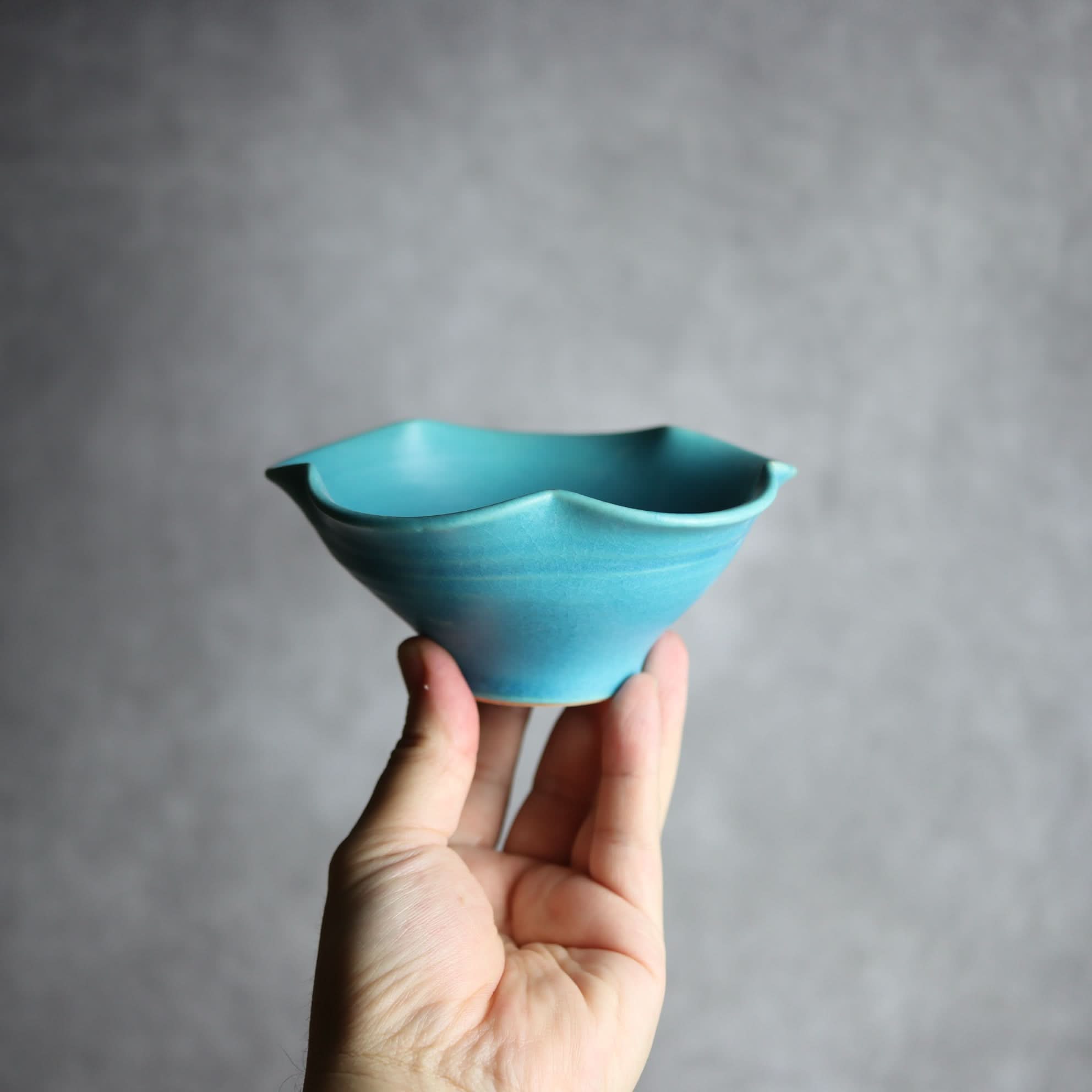 トルコ輪花鉢2 やちむん 陶器 仁陶器工房 やちむん 陶器.