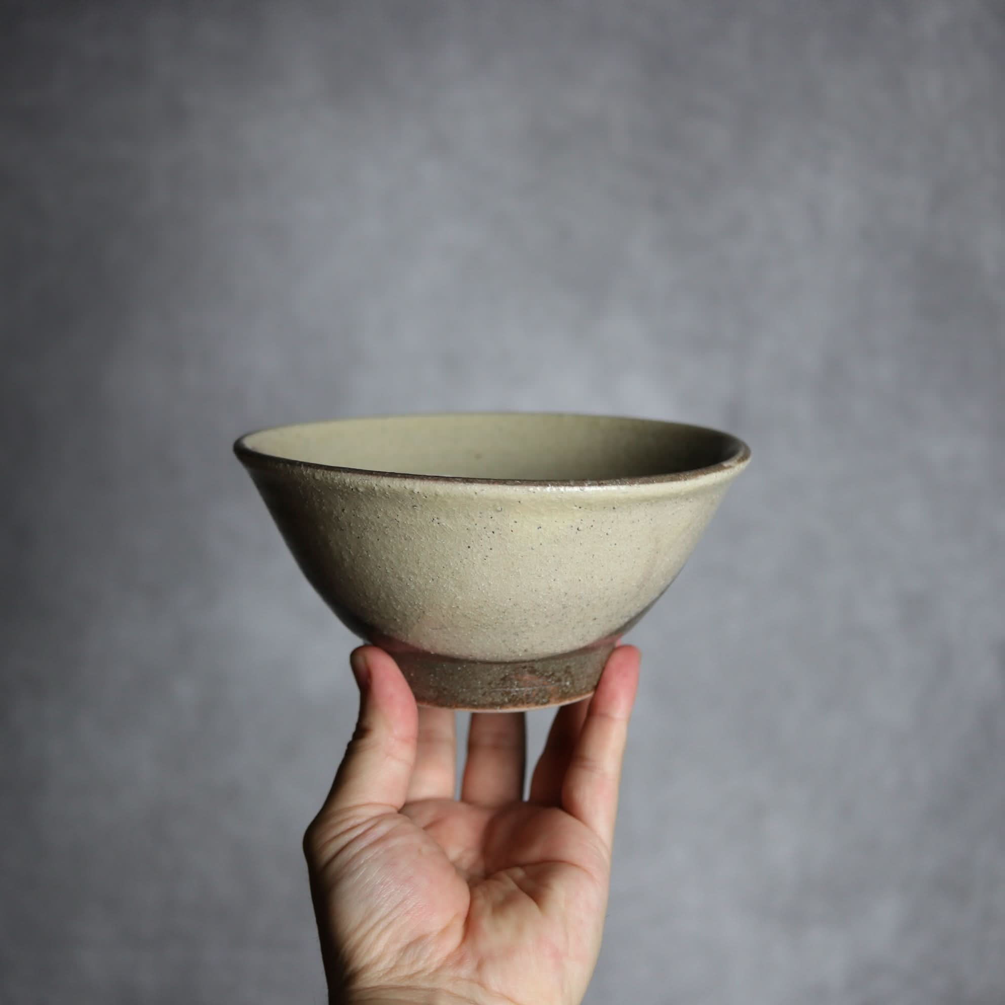 5寸マカイ2 白釉 やちむん 陶器 栄一工房 やちむん 陶器.