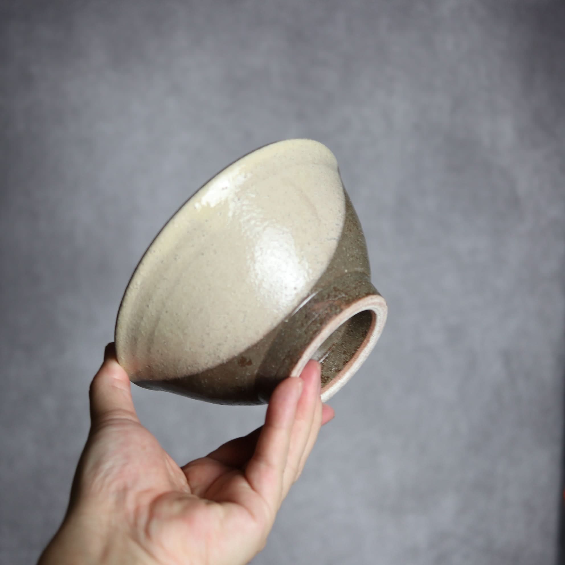 5寸マカイ2 白釉 やちむん 陶器 栄一工房 やちむん 陶器.