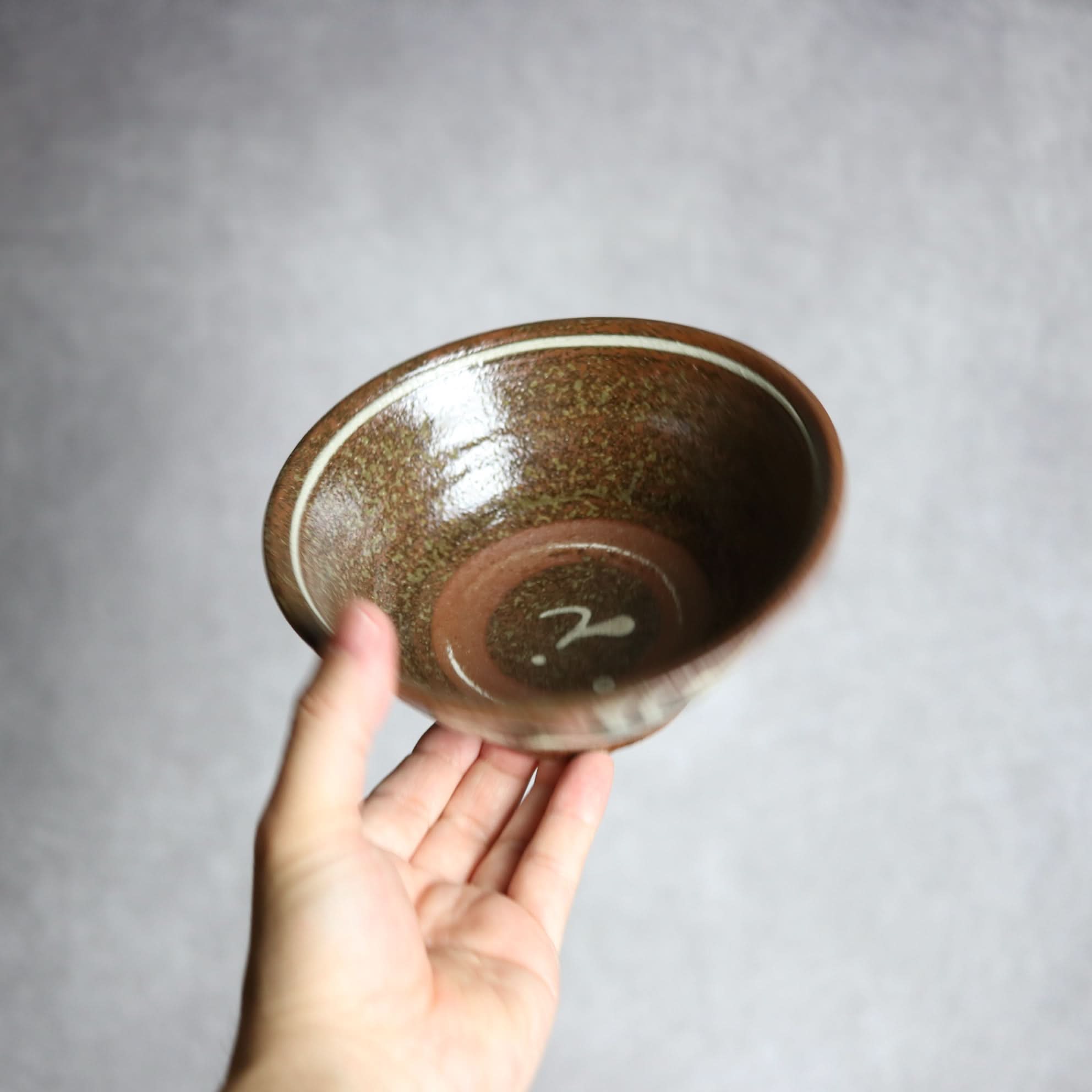 5寸マカイ2 イッチン 唐草 やちむん 陶器 栄一工房 やちむん 陶器.