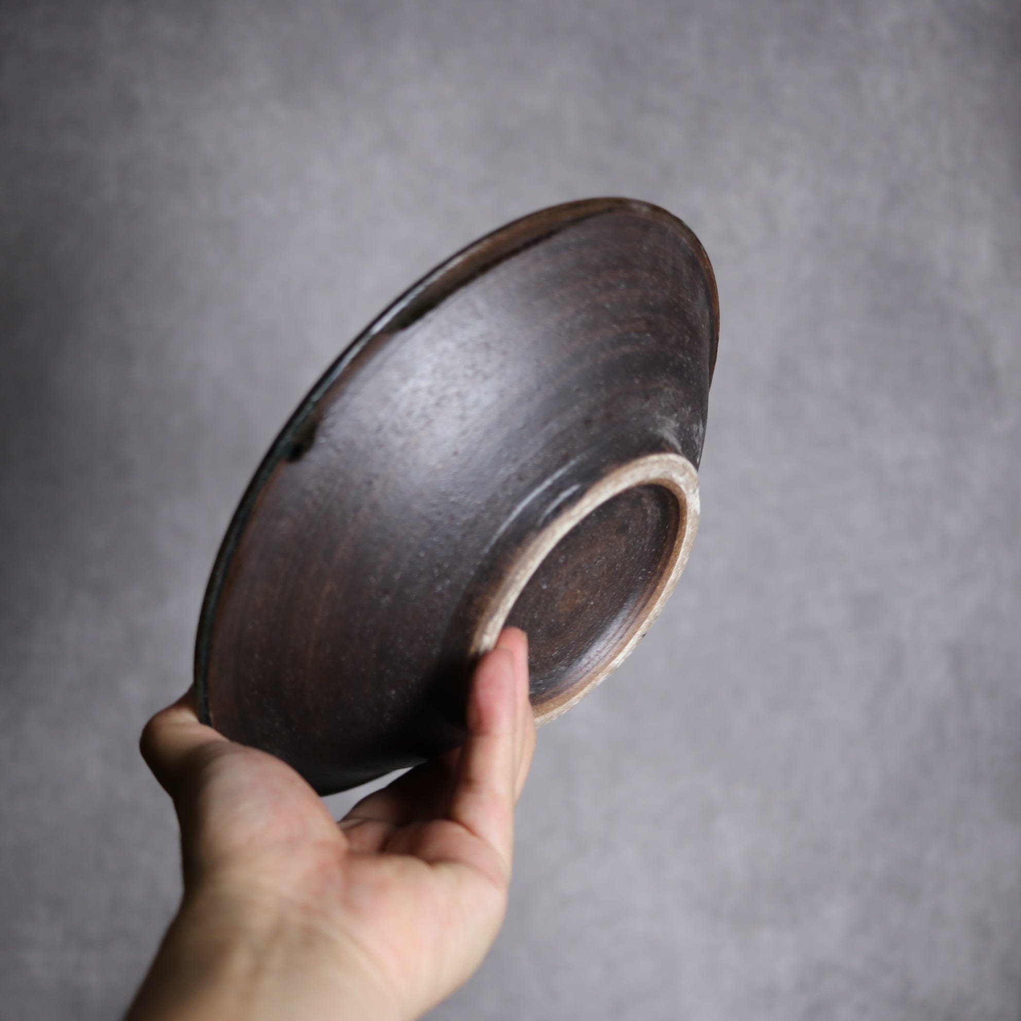 7寸皿1 呉須釉 唐草 やちむん 陶器 栄一工房 やちむん 陶器.