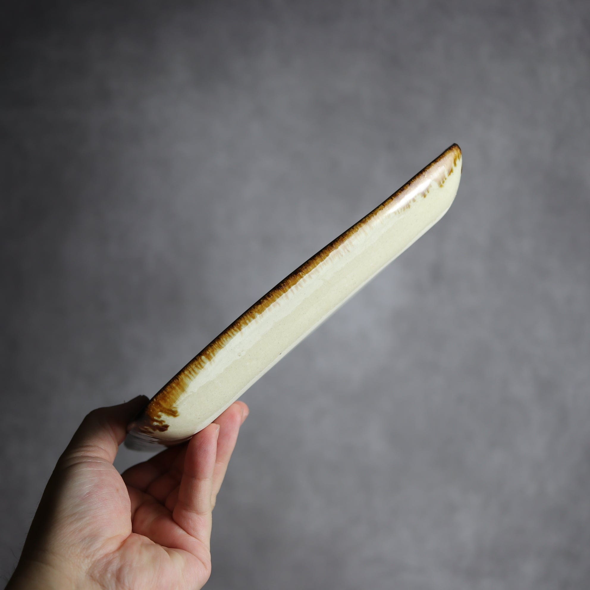 角皿1 青ドット紋 やちむん 陶器 エドメ陶房 やちむん 陶器.
