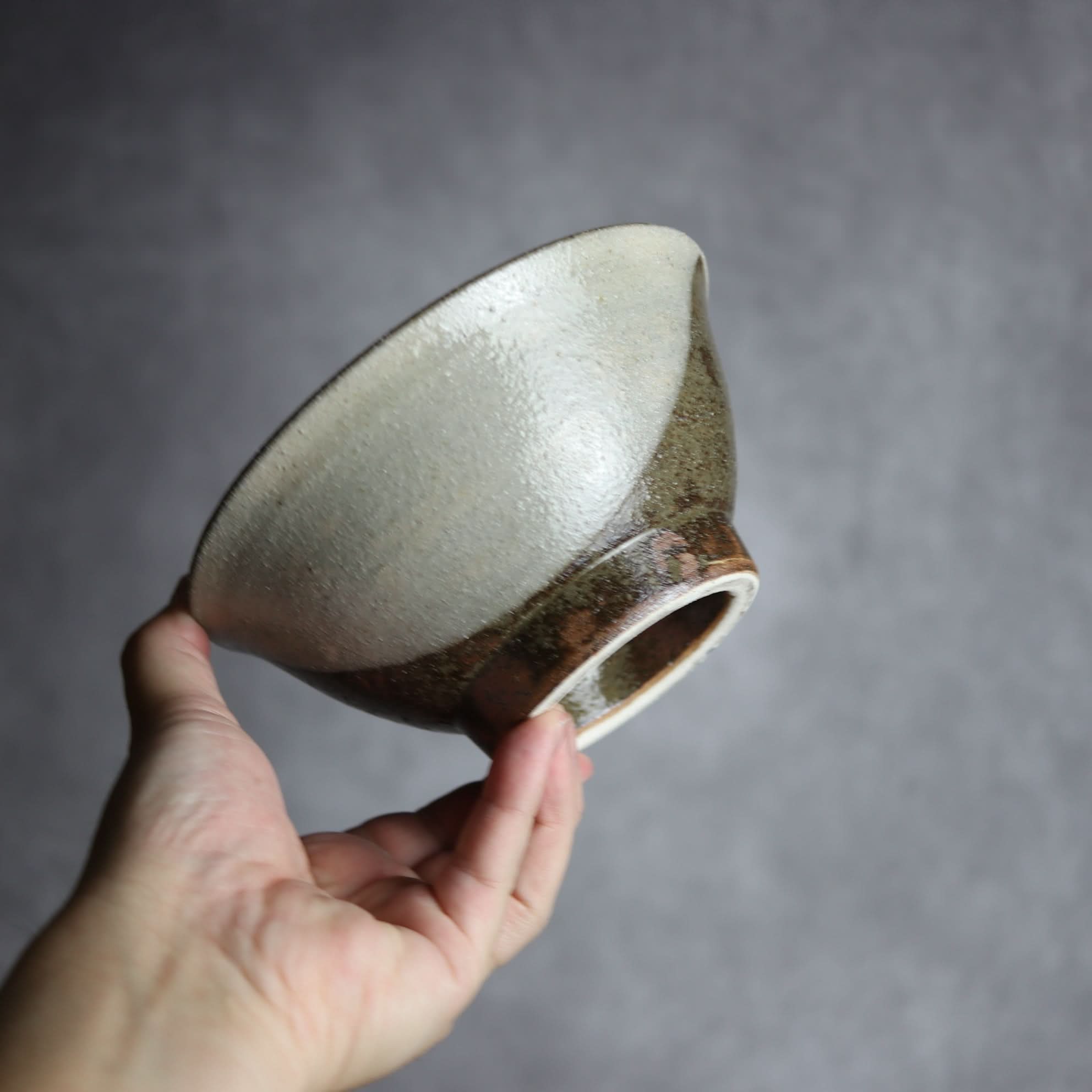 5寸マカイ1 白釉 やちむん 陶器 栄一工房 やちむん 陶器.