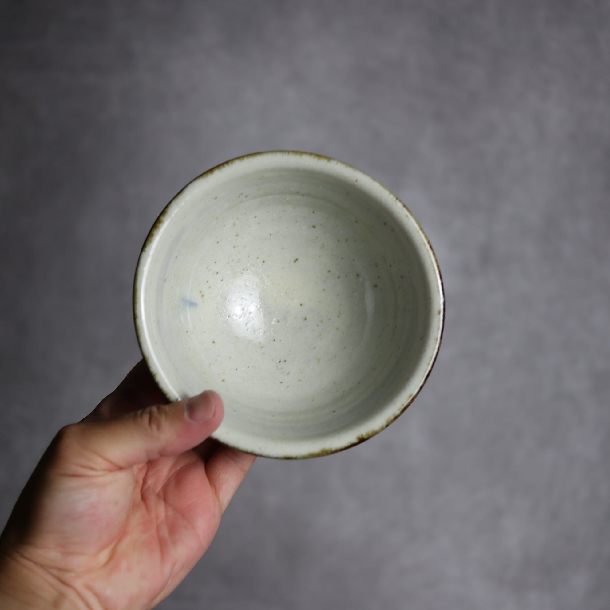 4寸マカイ2 三彩 線描 やちむん 陶器 やちむん工房 mug