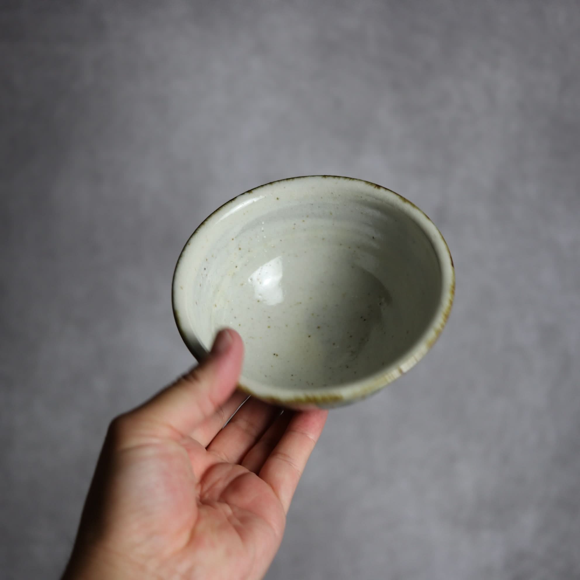 4寸マカイ2 三彩 線描 やちむん 陶器 やちむん工房 mug 陶器.