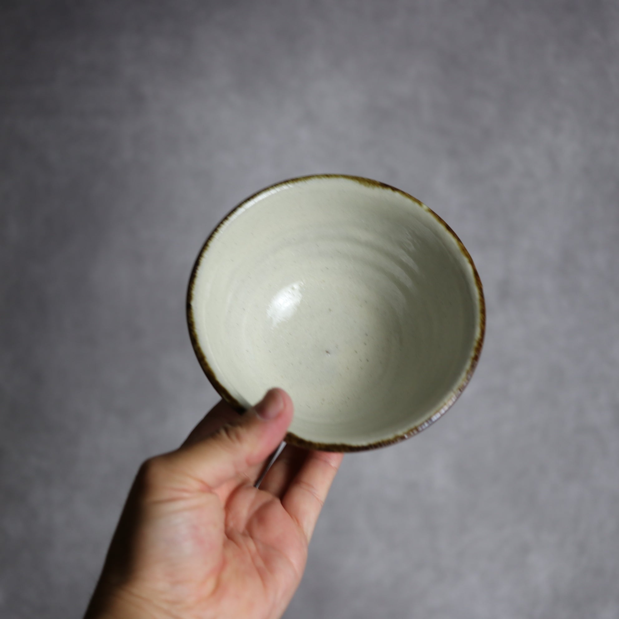 4寸マカイ1 飴 呉須釉 花 やちむん 陶器 やちむん工房 mug