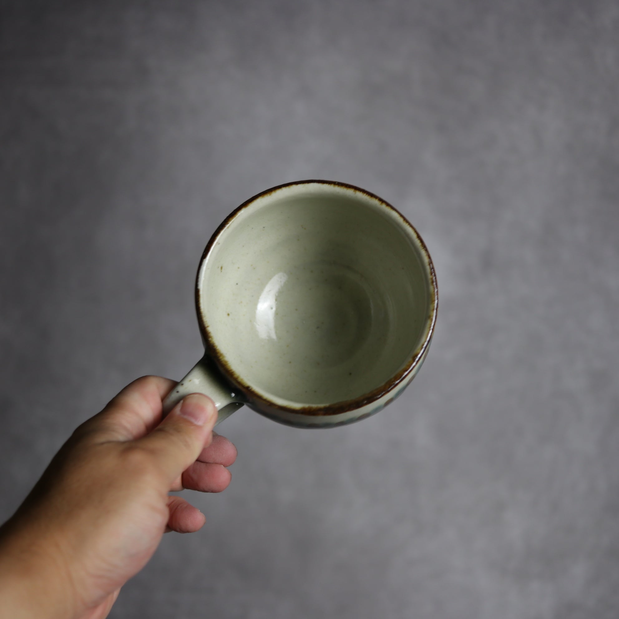 スープカップ1 三彩 点打 やちむん 陶器 やちむん工房 mug