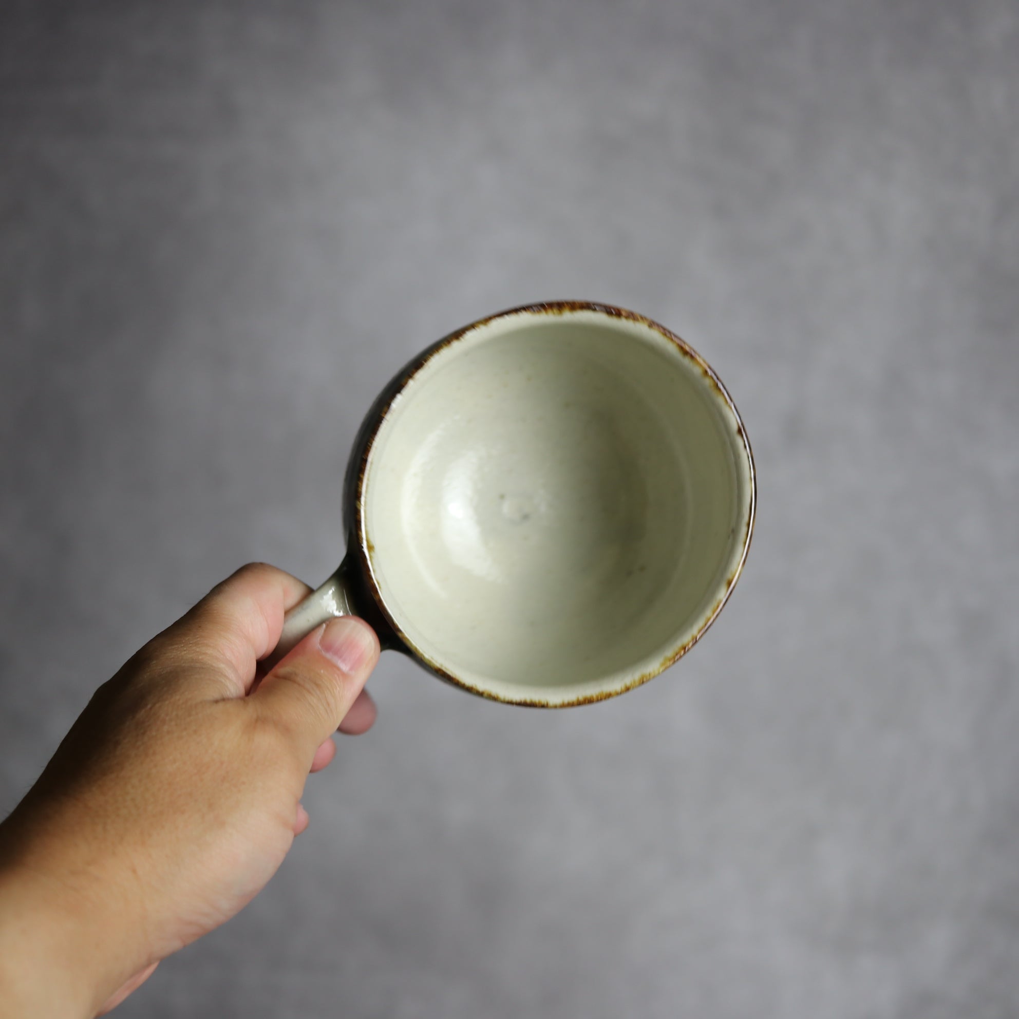 スープカップ1 三彩 線描 やちむん 陶器 やちむん工房 mug