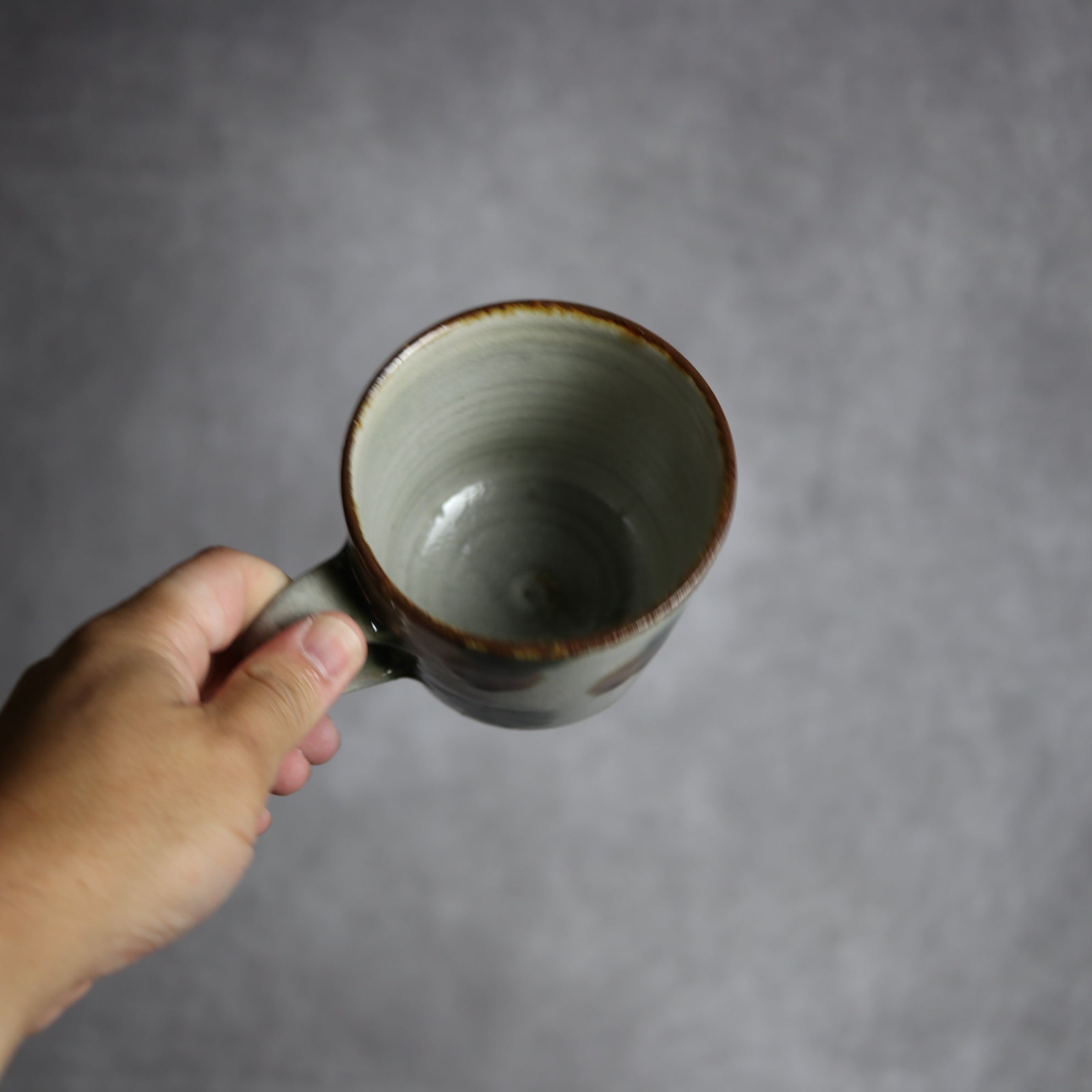 マグカップ1 三彩点打 やちむん 陶器 やちむん工房 mug