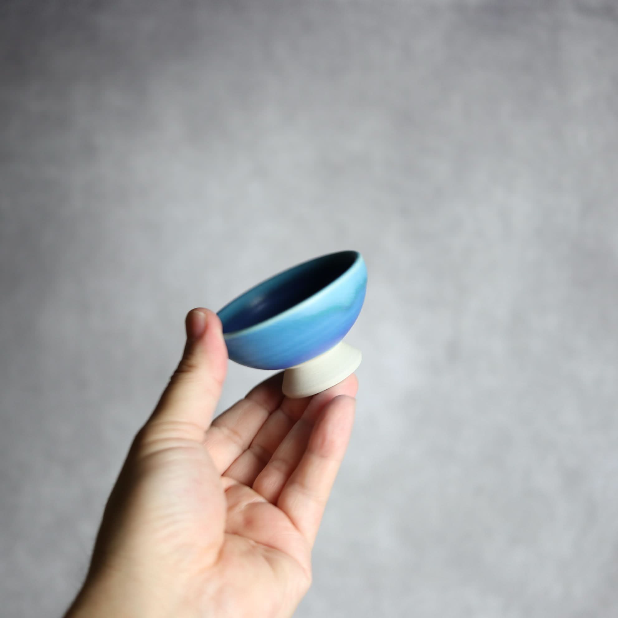 ぐい呑1 ペルシャ釉 やちむん 陶器 拓美窯 やちむん 陶器.