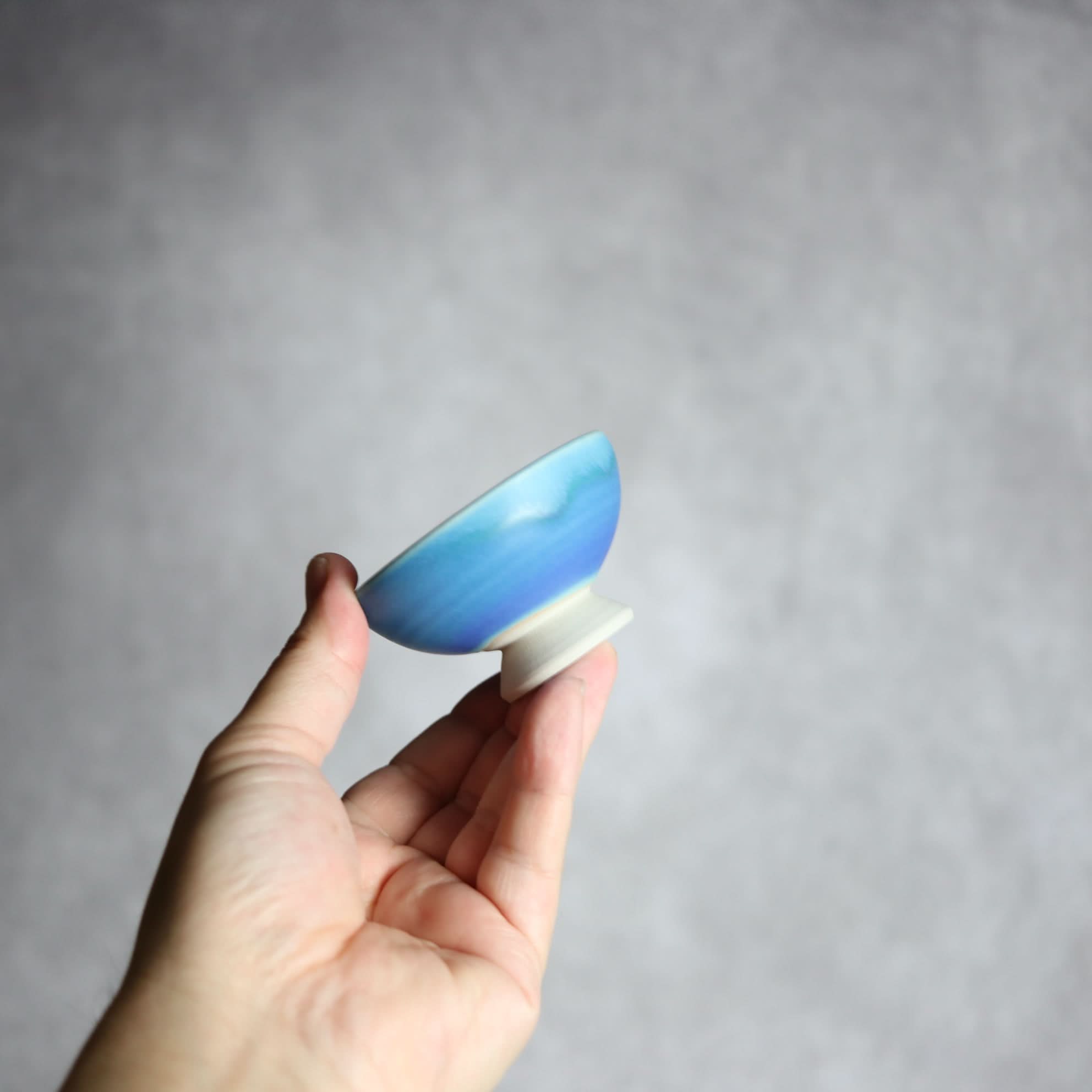 ぐい呑1 ペルシャ釉 やちむん 陶器 拓美窯 やちむん 陶器.