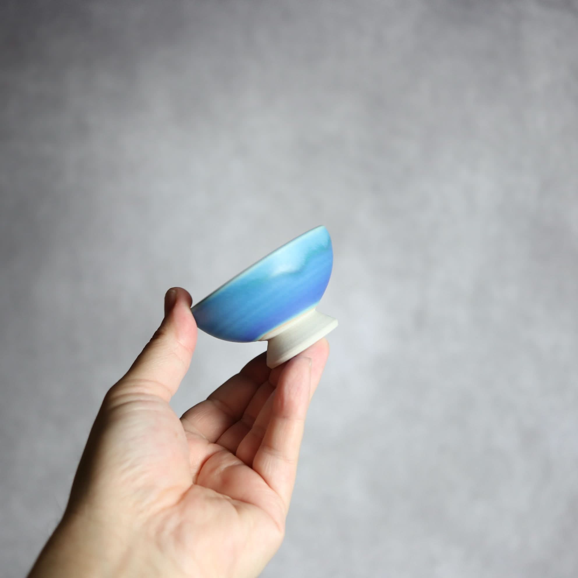 ぐい呑1 ペルシャ釉 やちむん 陶器 拓美窯 やちむん 陶器.