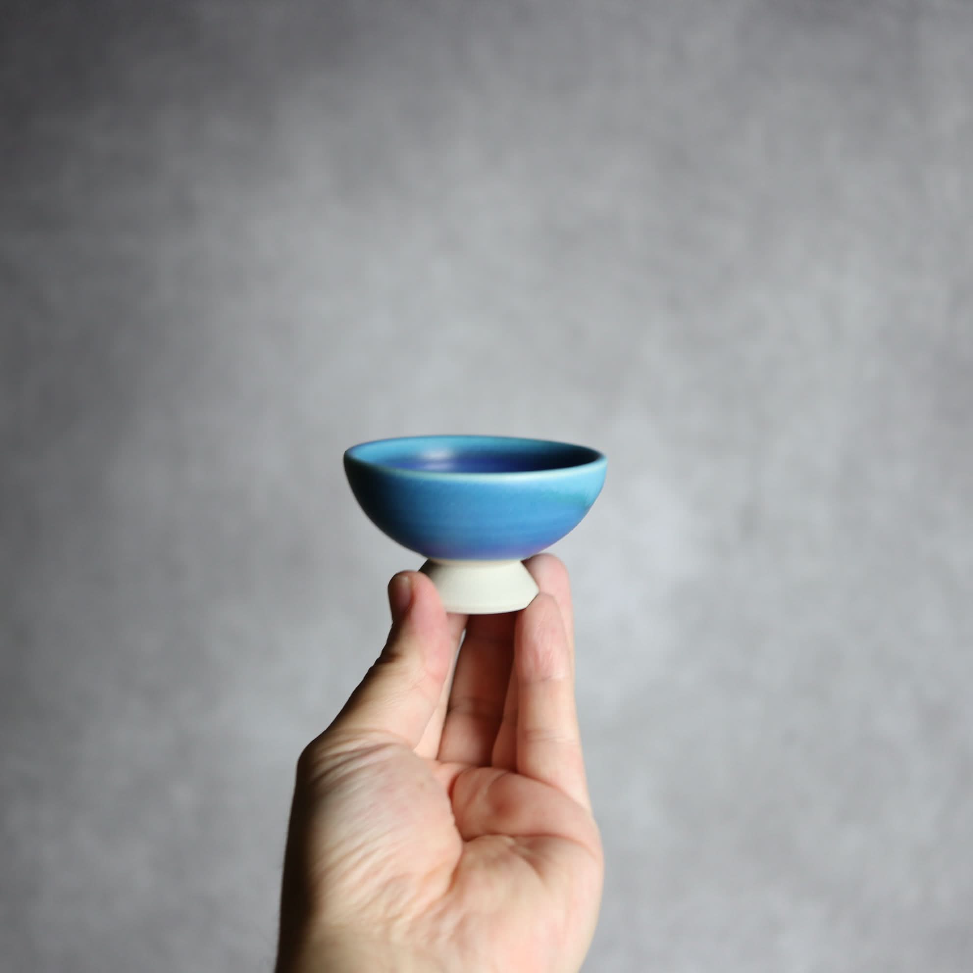 ぐい呑1 ペルシャ釉 やちむん 陶器 拓美窯 やちむん 陶器.