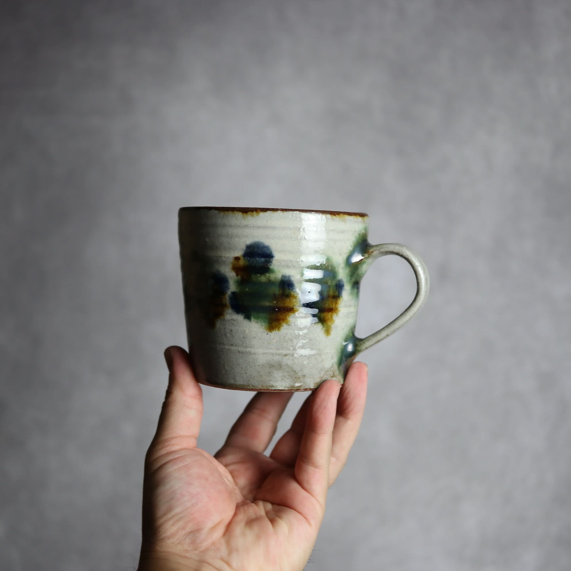 マグカップ3 三彩点打 やちむん 陶器 やちむん工房 mug 陶器.