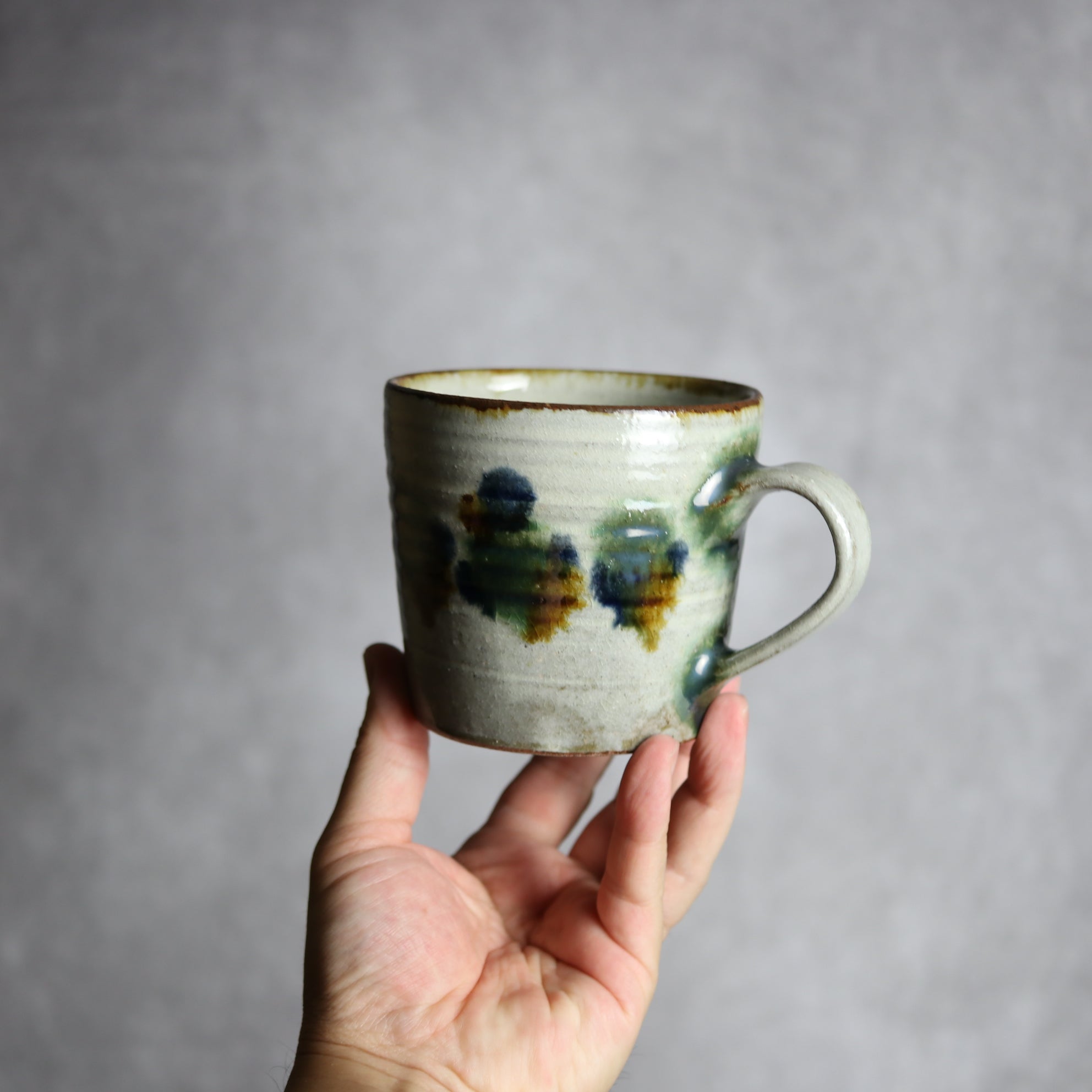 マグカップ3 三彩点打 やちむん 陶器 やちむん工房 mug