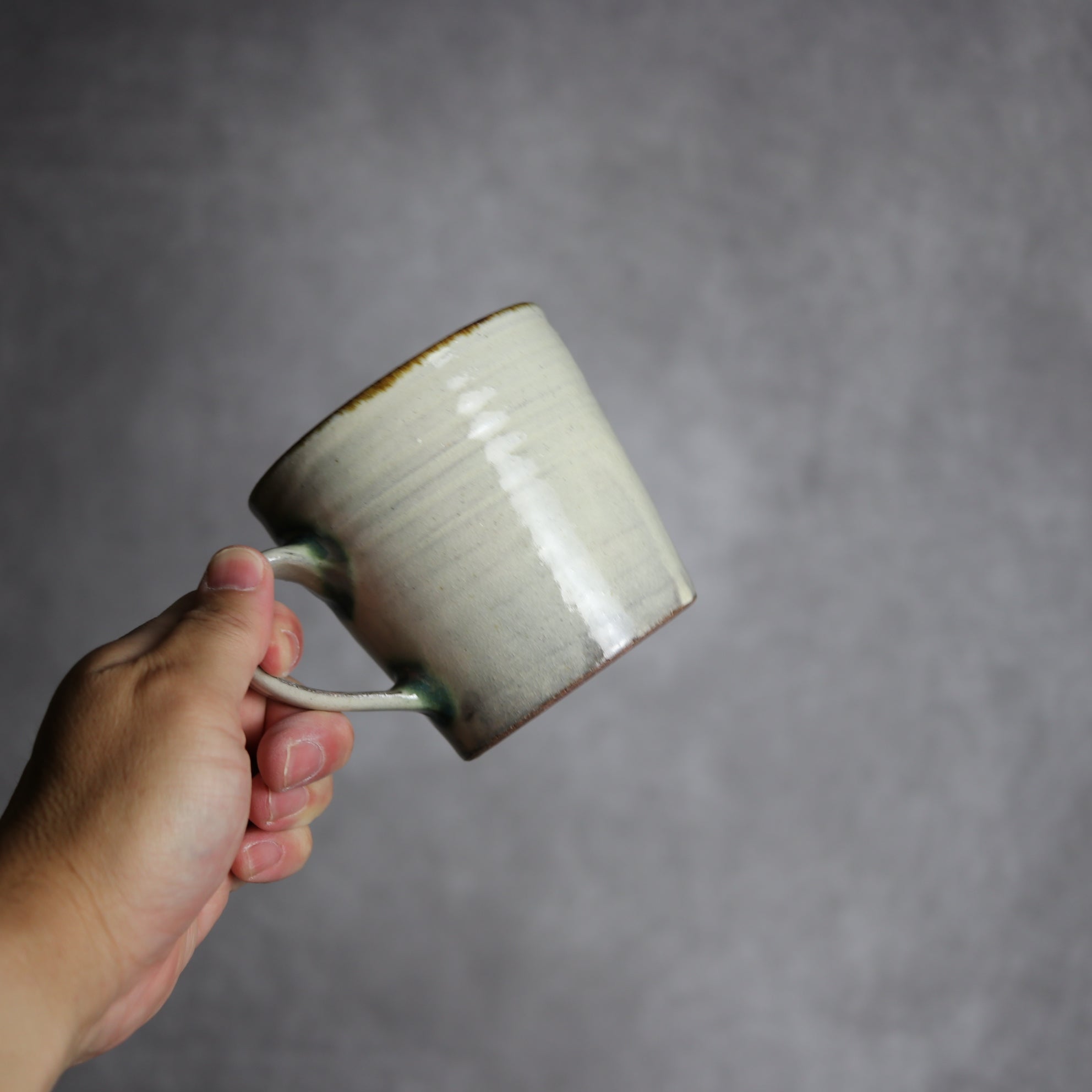 マグカップ1 飴 呉須釉 ヤンバルクイナ やちむん 陶器 やちむん工房 mug
