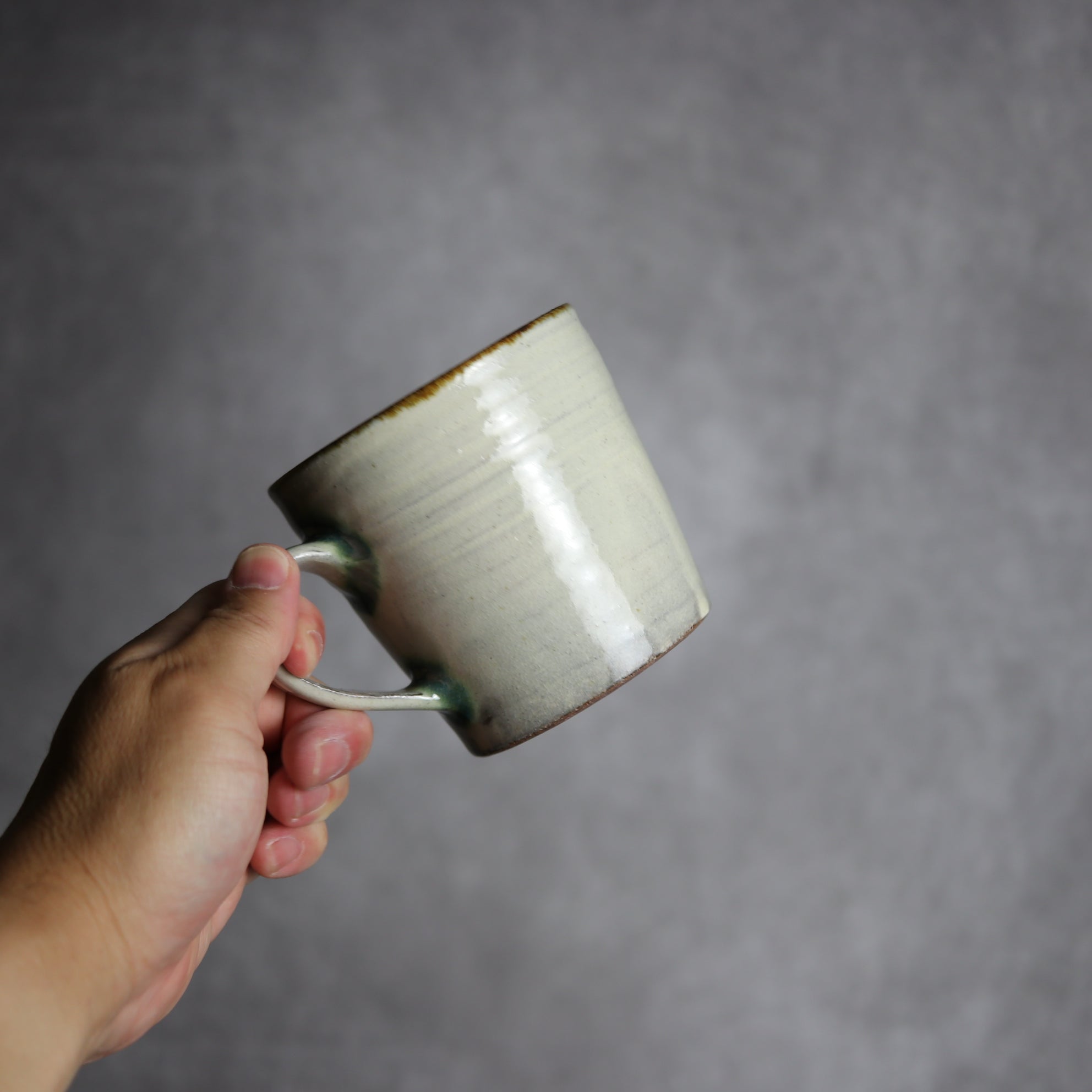 マグカップ1 飴 呉須釉 ヤンバルクイナ やちむん 陶器 やちむん工房 mug