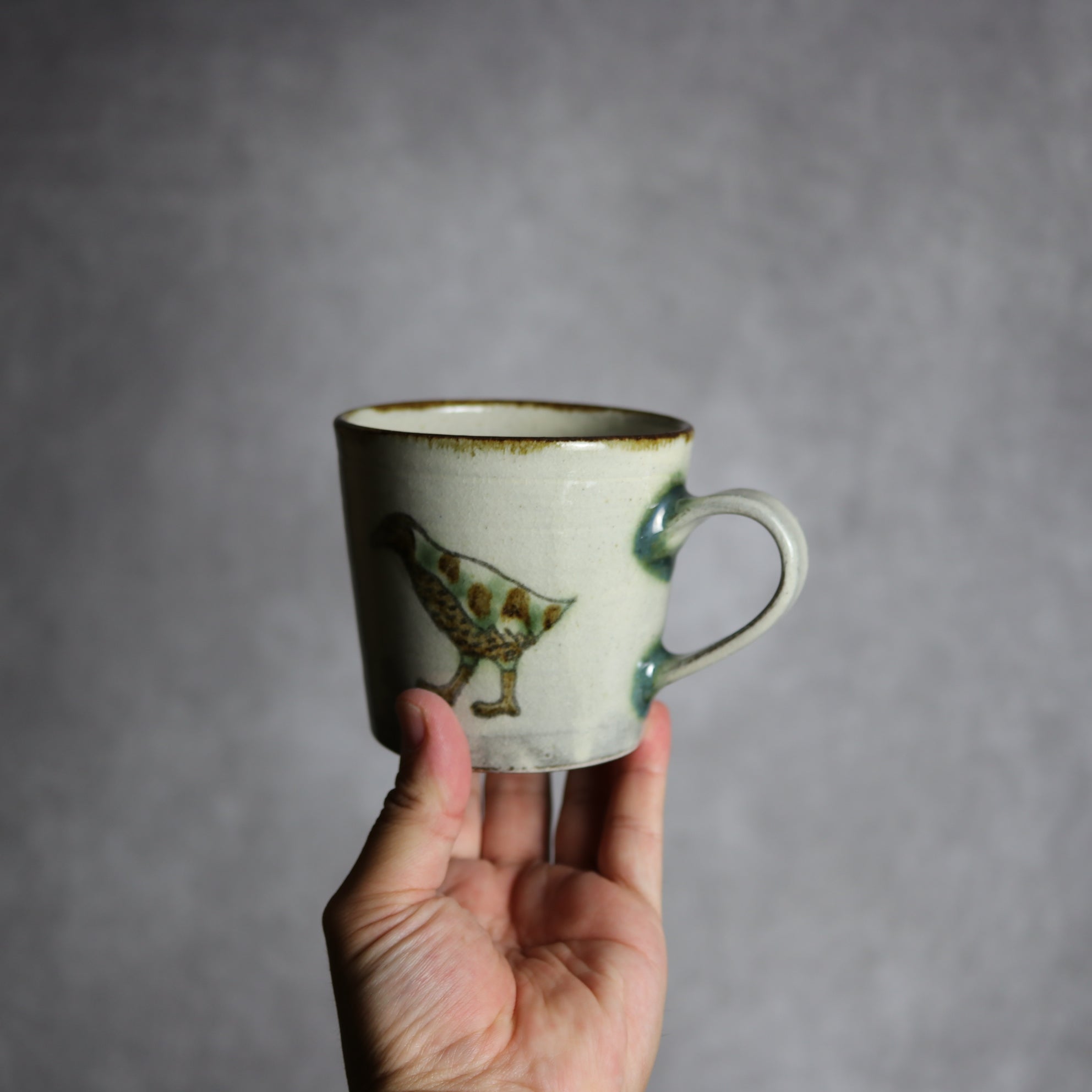 マグカップ1 三彩 ヤンバルクイナ やちむん 陶器 やちむん工房 mug