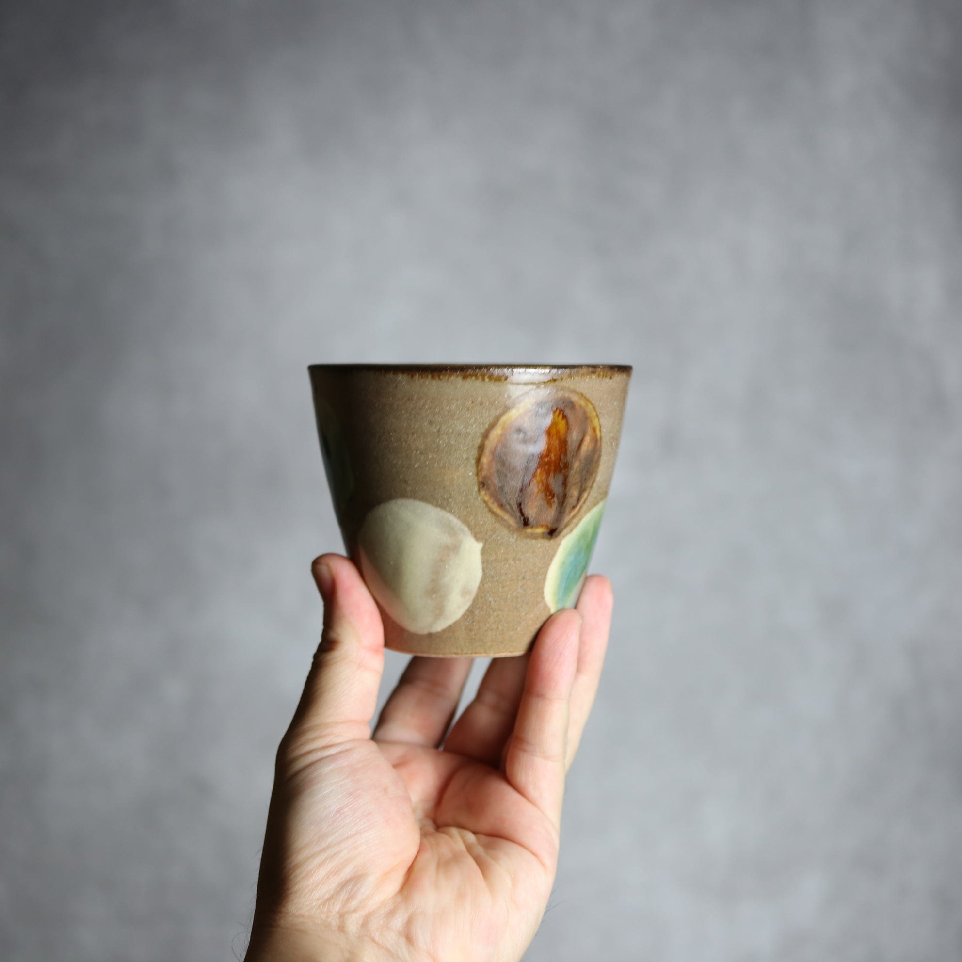 フリーカップ1 貝紋 やちむん 陶器 エドメ陶房 やちむん 陶器.