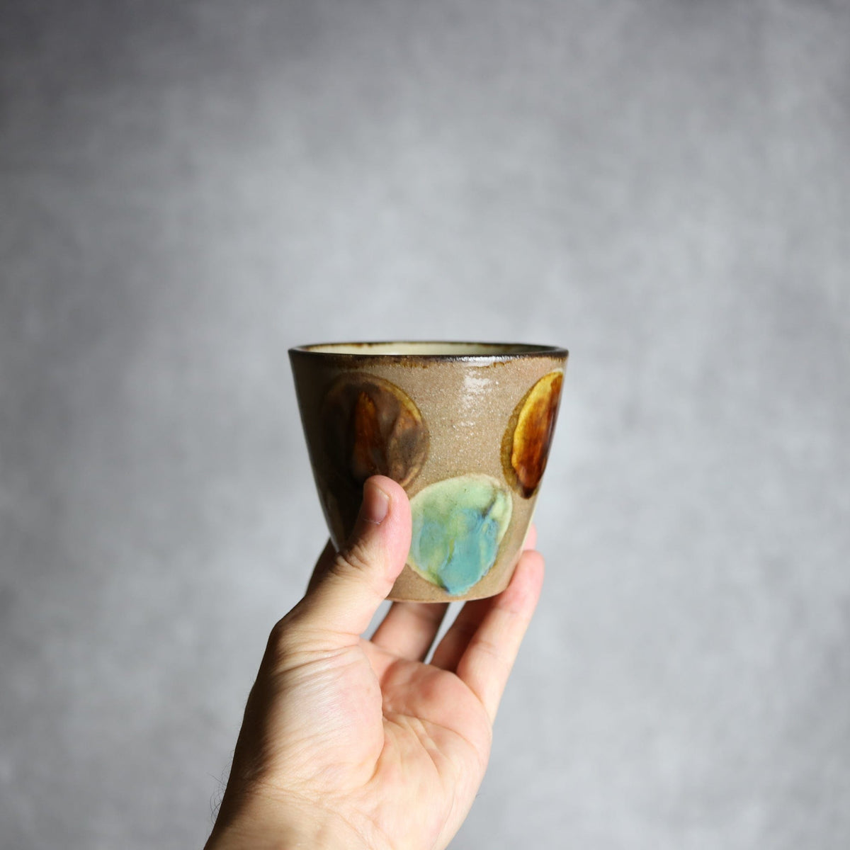 フリーカップ1 貝紋 やちむん 陶器 エドメ陶房 やちむん 陶器.