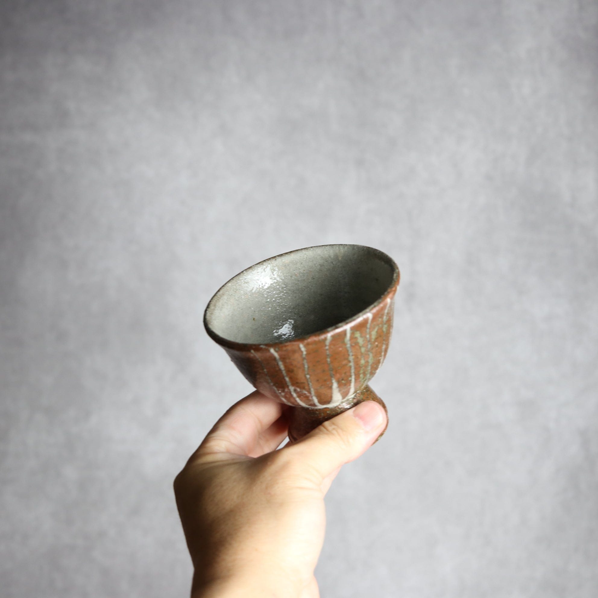 3寸高杯鉢1 イッチン ライン やちむん 陶器 栄一工房