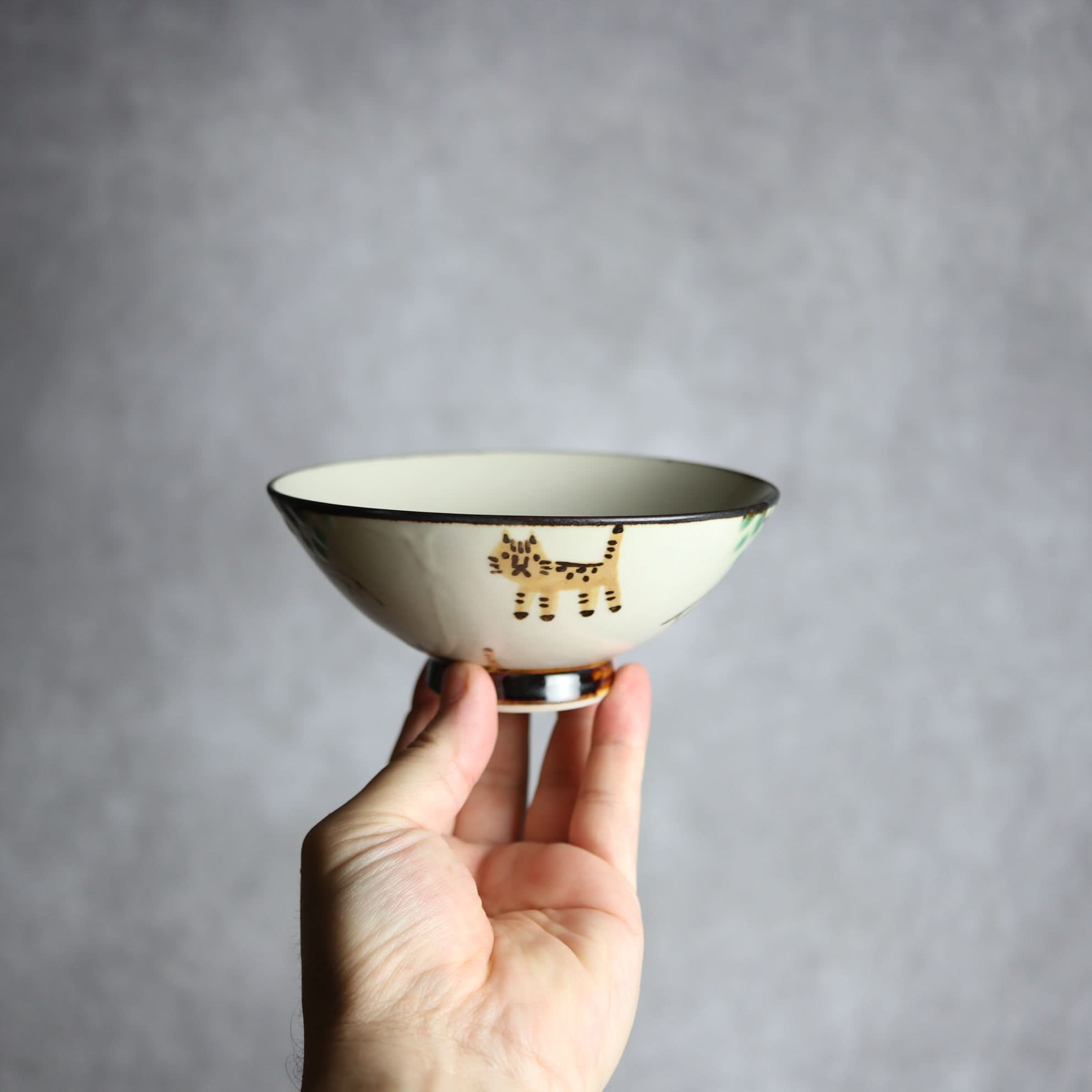 マカイ小 ヤマネコマングローブ3 やちむん 陶器 atelier qucchane やちむん 陶器.