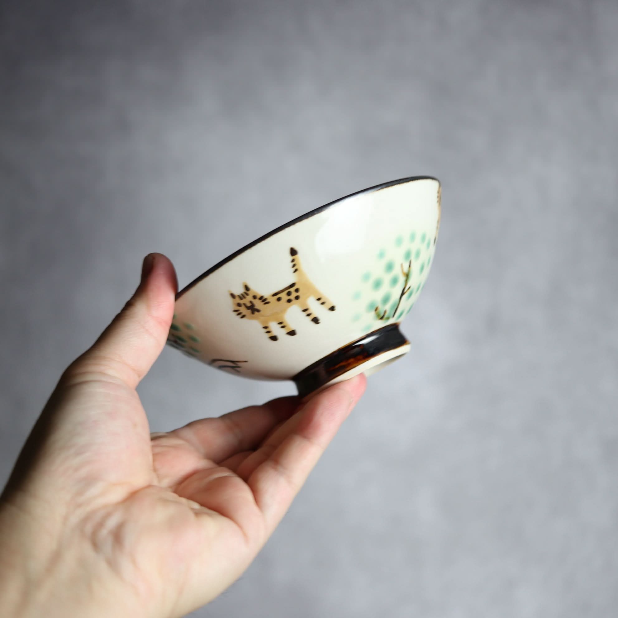 マカイ小 ヤマネコマングローブ3 やちむん 陶器 atelier qucchane やちむん 陶器.